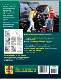 Dodge Tradesman, Sportsman & Plymouth Voyager Full-size in-line 6, V6 & V8 Vans (71-03) Haynes Repair Manual