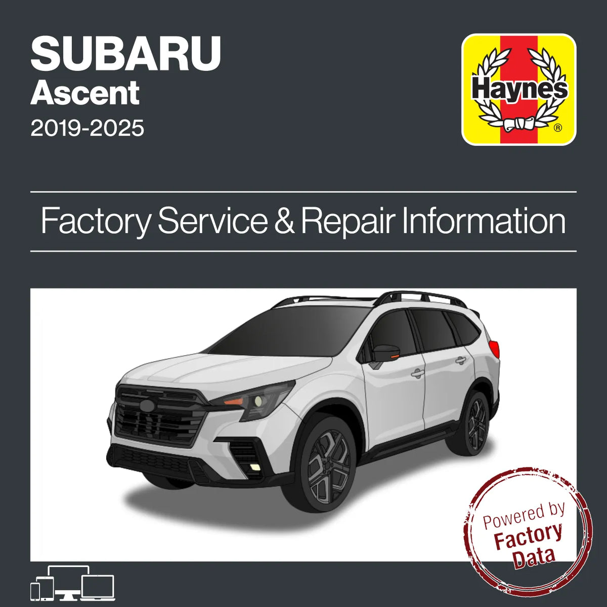 Subaru Ascent from 2019 to 2025 Service & Repair Manual