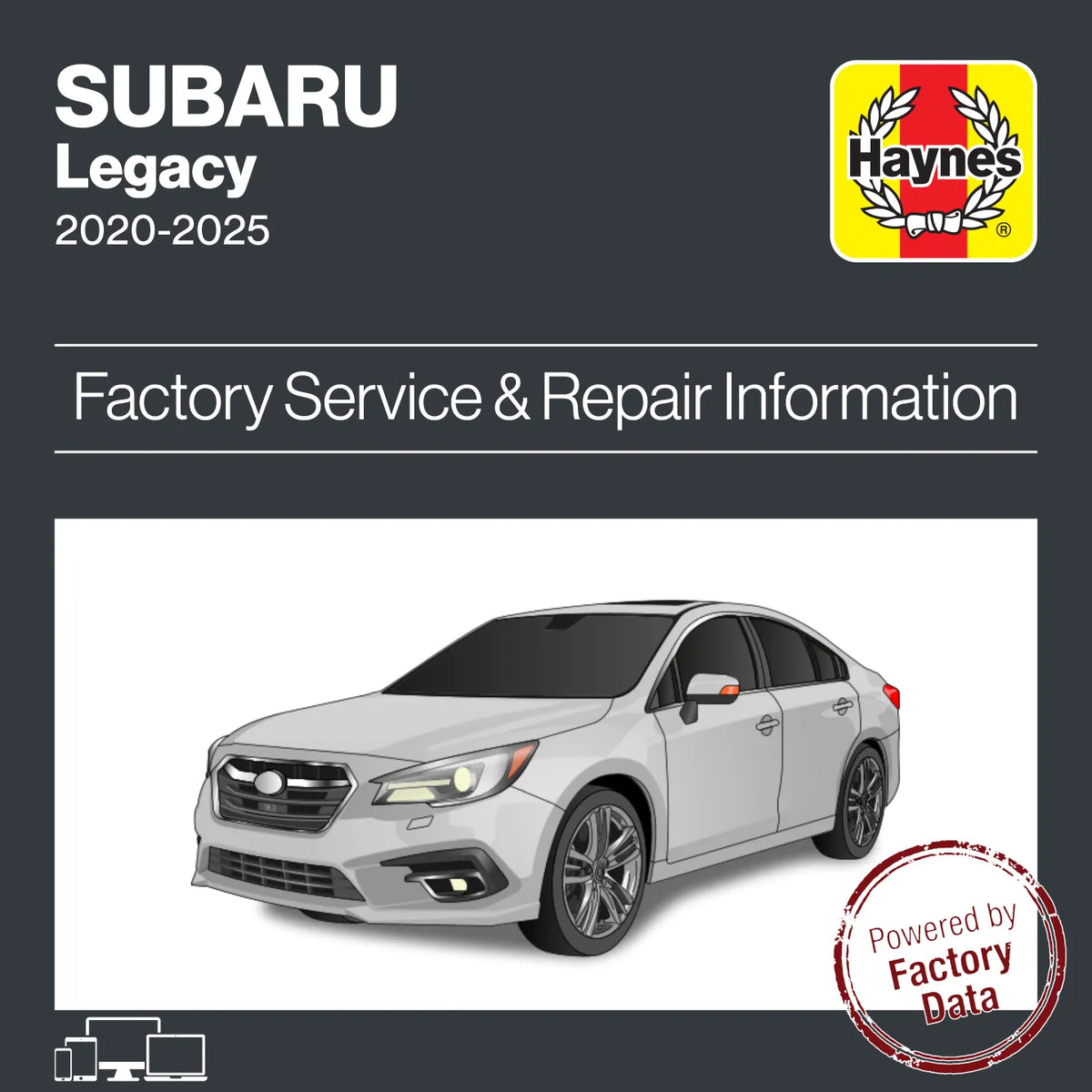 Subaru Legacy from 2020 to 2025 Service & Repair Manual