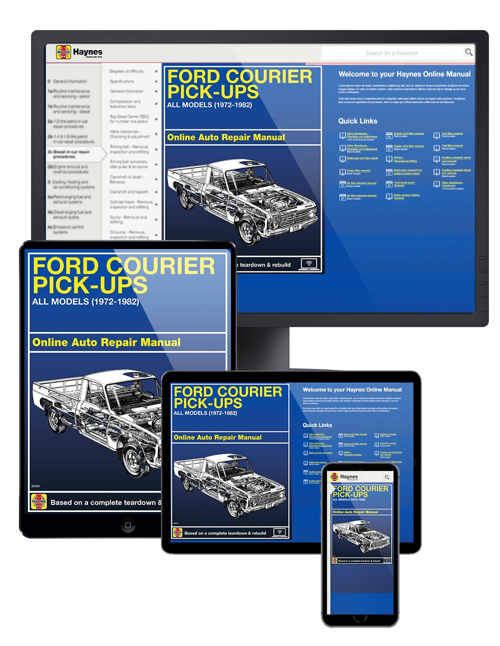 Ford Courier Pick-ups (72-82) Haynes Online Manual