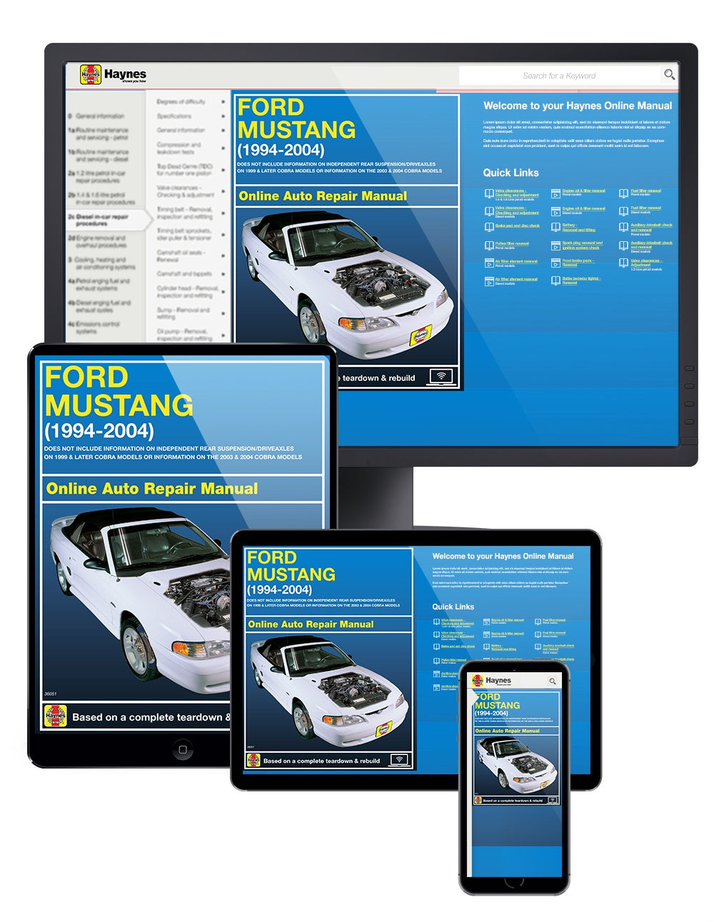 Ford Mustang (94-04) Haynes Repair Manual