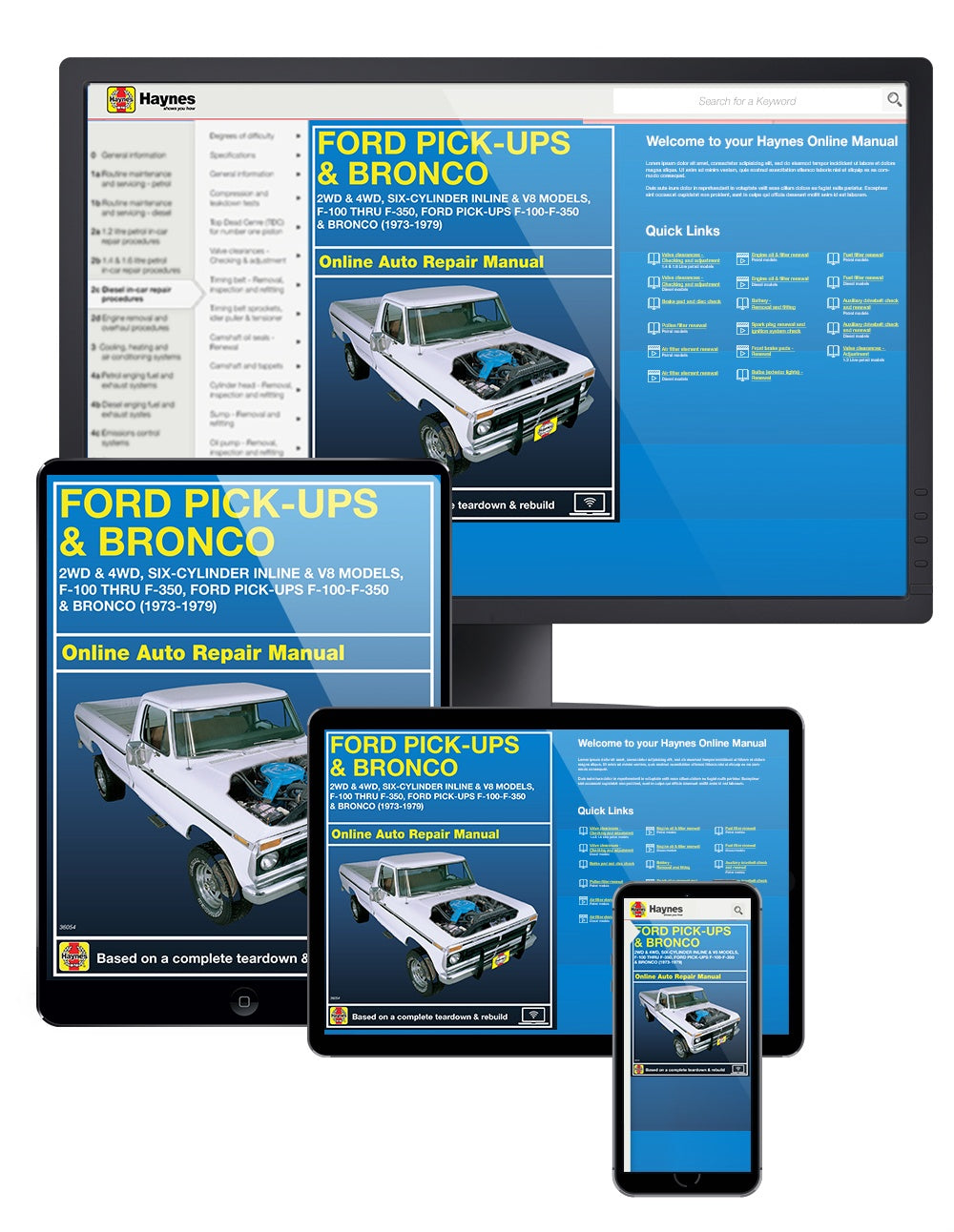 Ford Pick-Ups F-100-F-350 & Bronco (73-79) Haynes Repair Manual