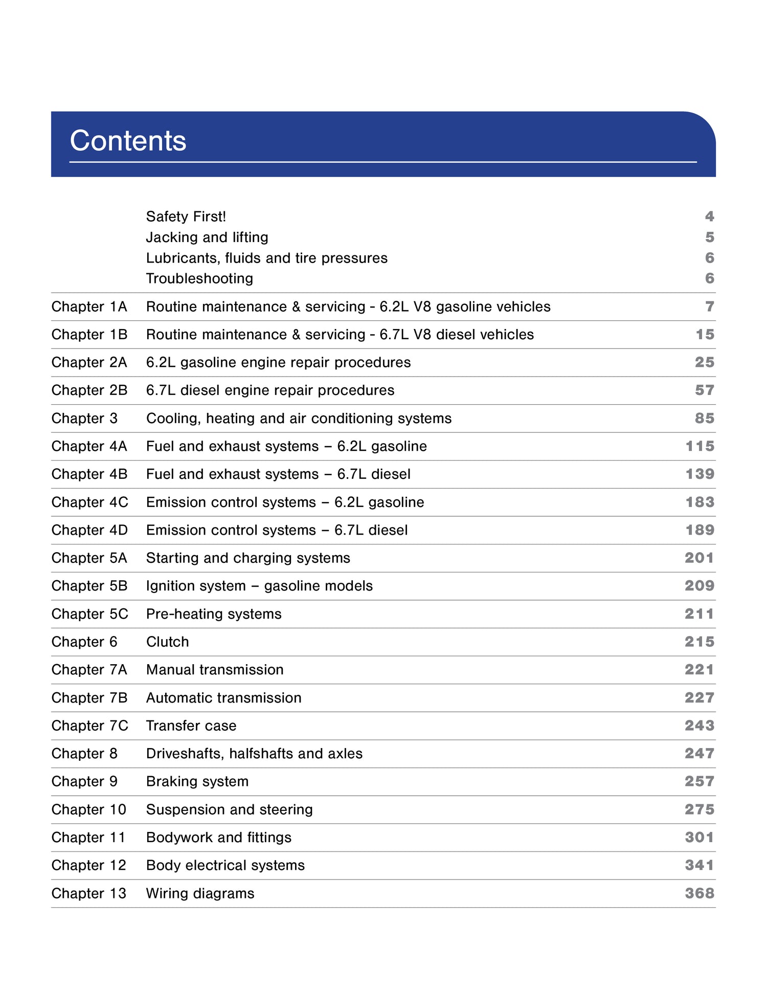 Ford F-250 and F-350 (2017 - 2021) Haynes Repair Manual