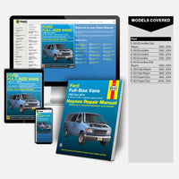 Ford Full Size Vans 1992 thru 2014 Book and Online Manual Bundle