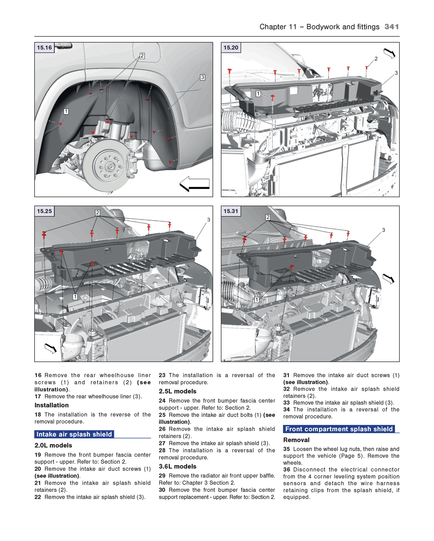 Technical diagram of a vehicle's front wheel assembly and related components from the Haynes Repair Manual cover for GMC Acadia 2017 thru 2023.