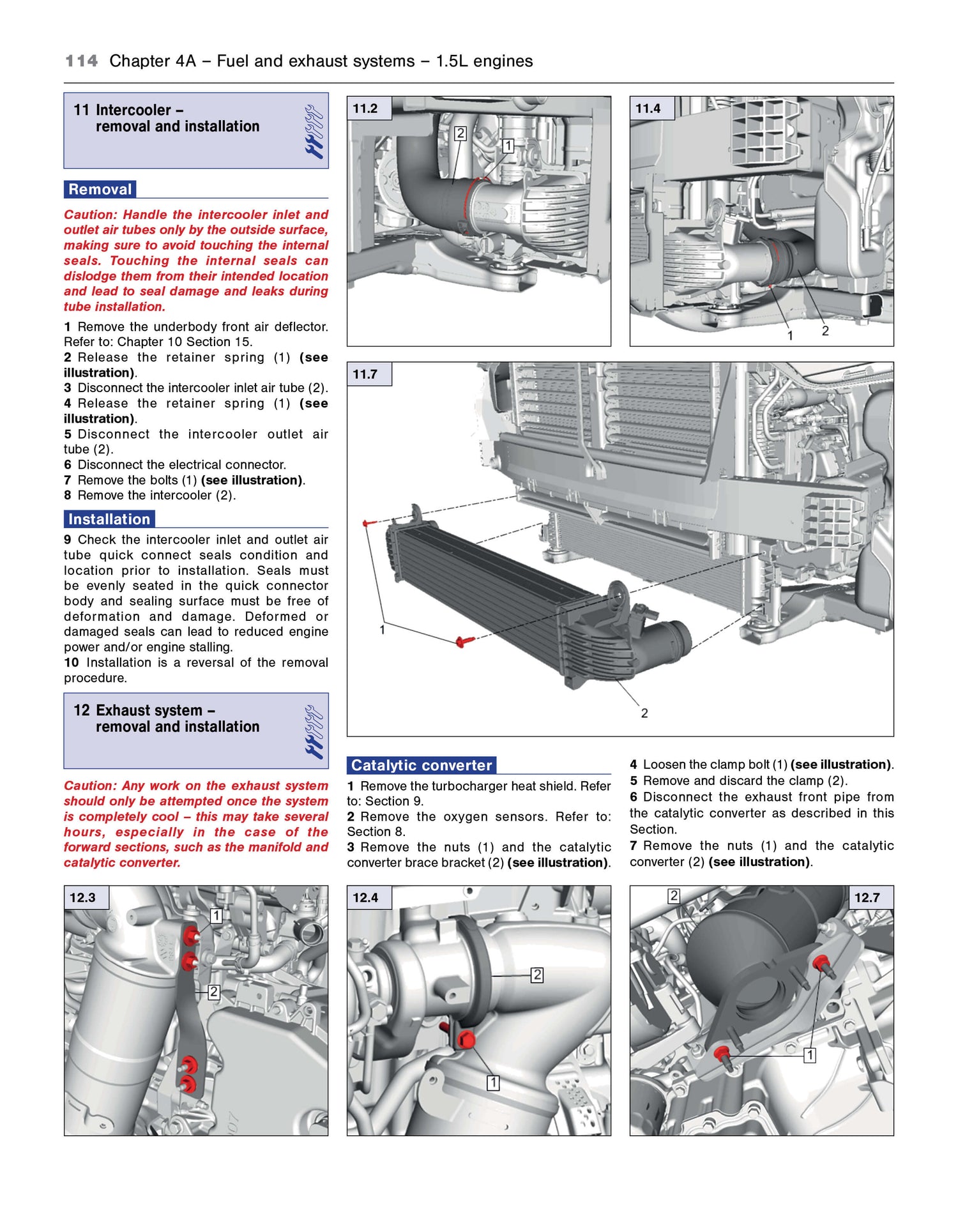 Example repair procedure from the GMC Terrain 2018–2024 Haynes manual showing illustrated step‑by‑step instructions.