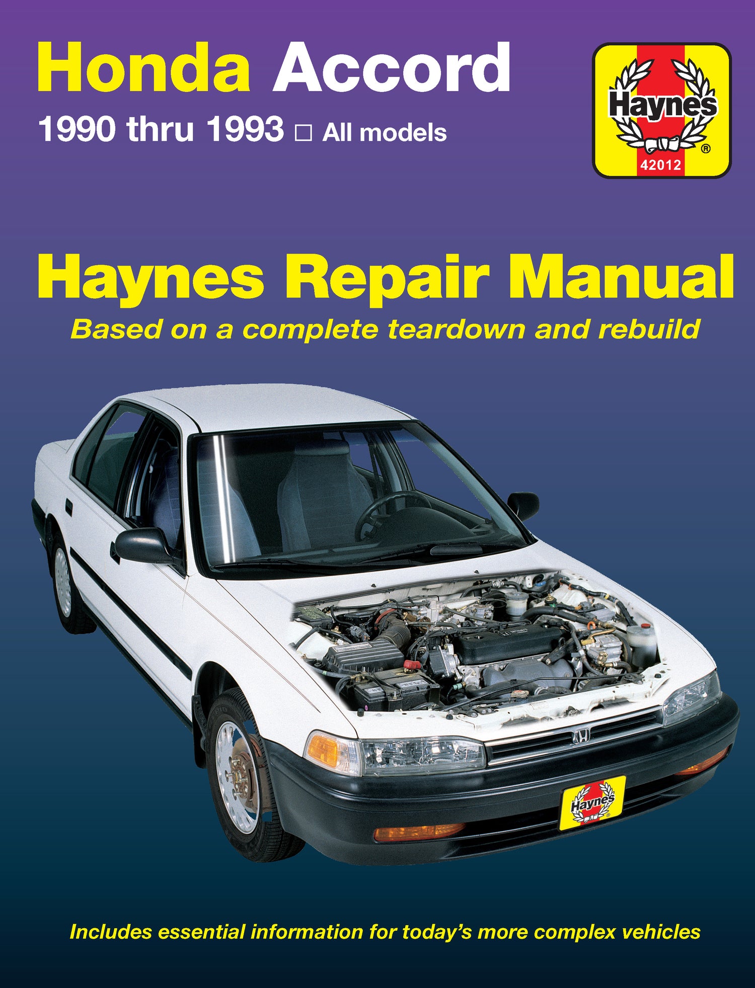Front cover of a Haynes repair manual