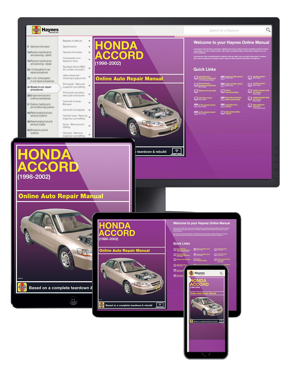 Honda Accord (98-02) Haynes Repair Manual – Haynes Manuals North