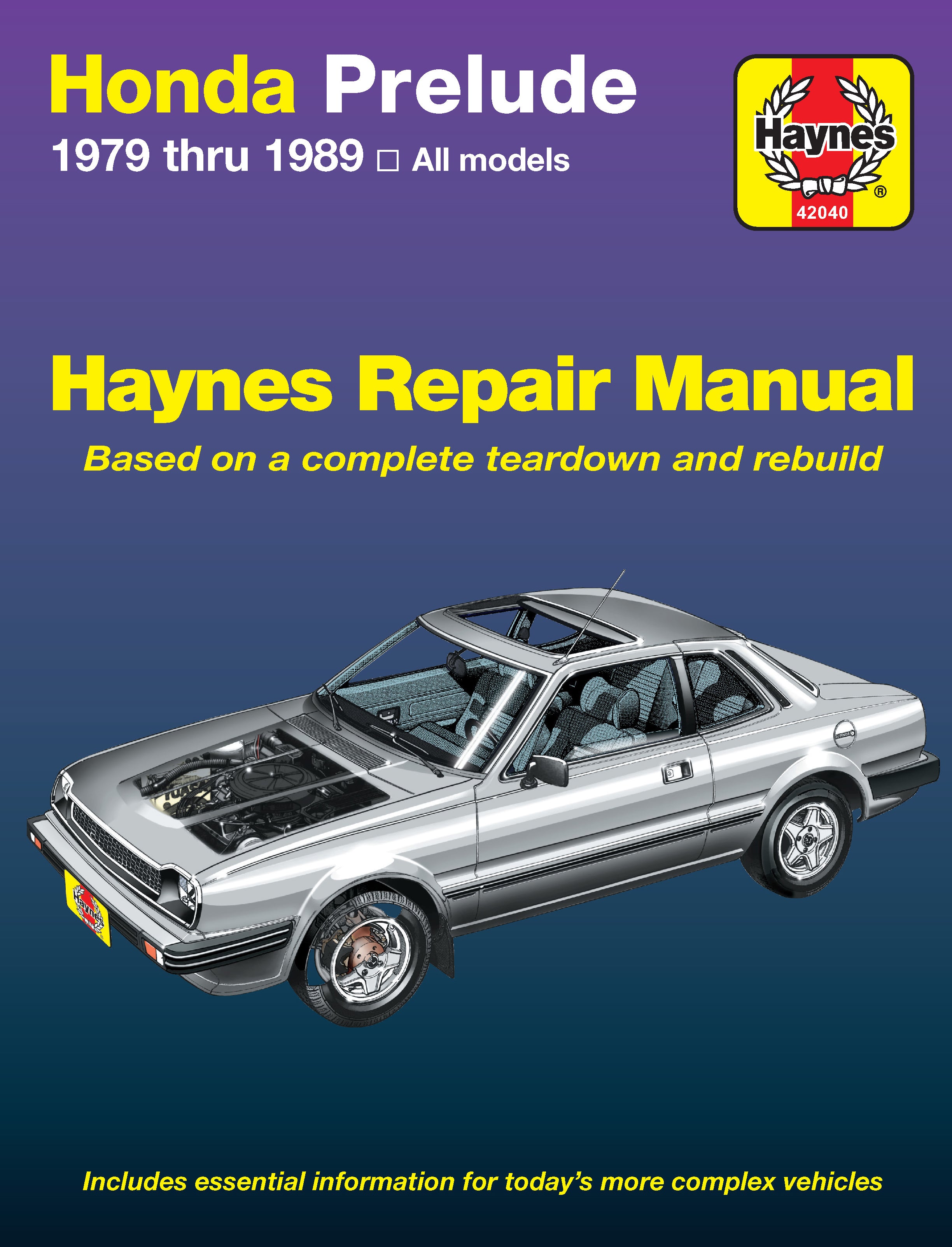 Honda Prelude CVCC (1979-1989) Haynes Repair Manual – Haynes