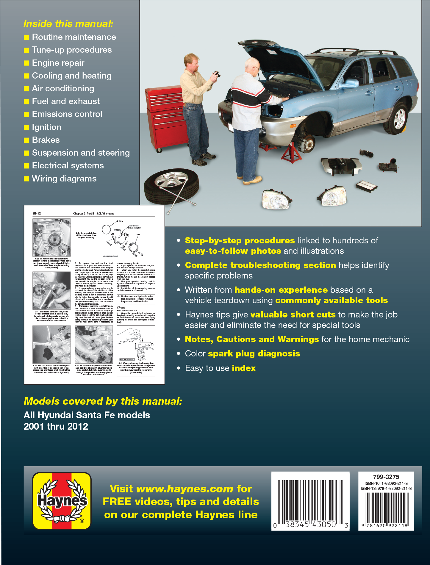 Hyundai Sante Fe (2001-2012) Haynes Repair Manual