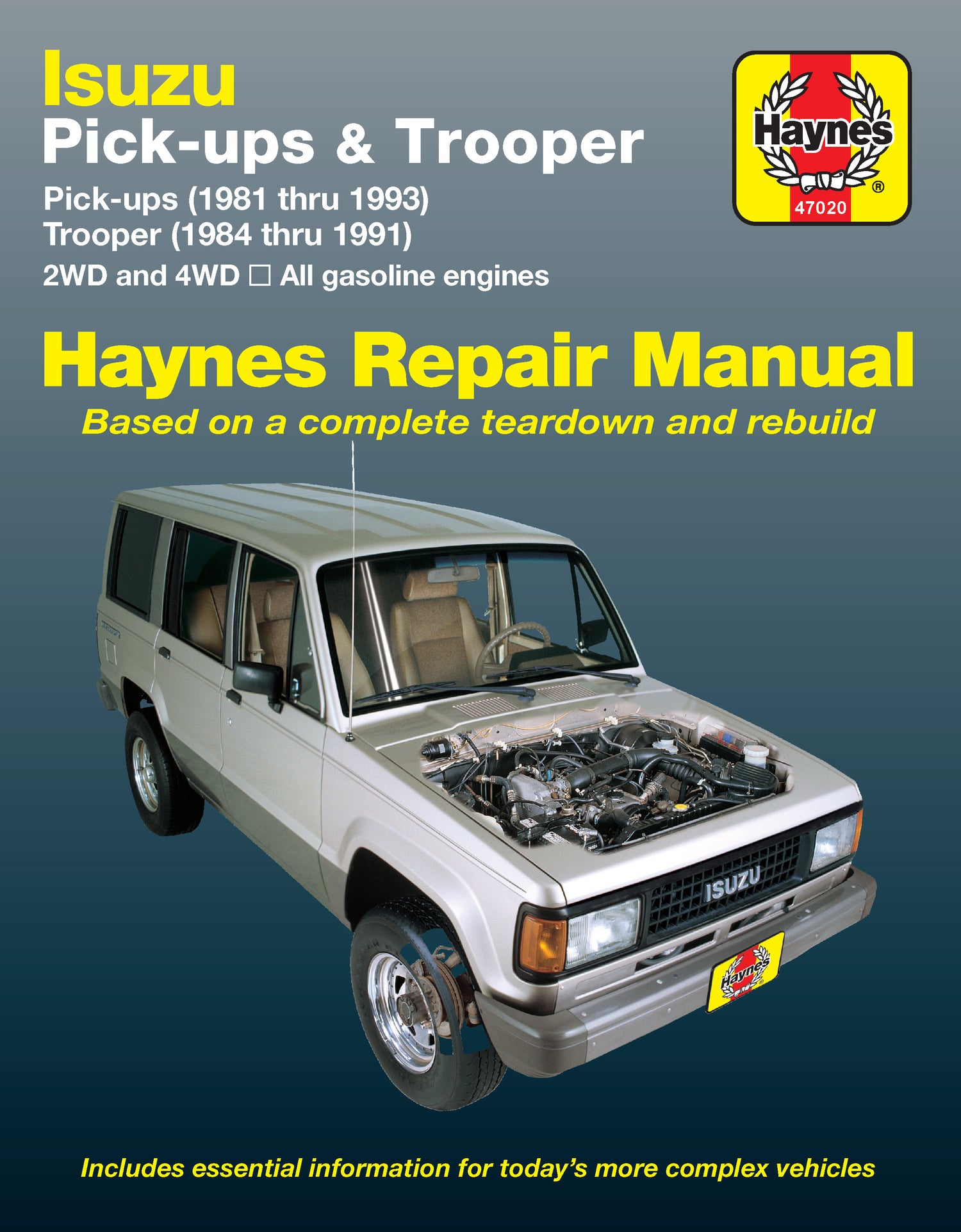 Front cover of a Haynes repair manual