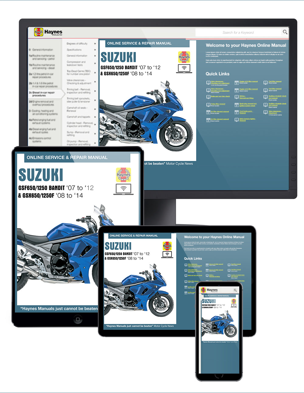Suzuki Bandit 1250 サービスマニュアル 楽天市場】バンディット1250 サービスマニュアルの通販