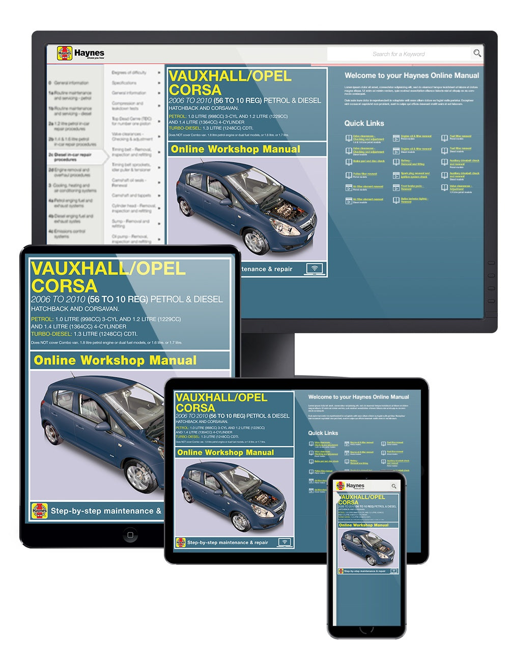 Vauxhall/Opel Corsa Petrol & Diesel (Sept 06 - 10) Haynes Repair Manual