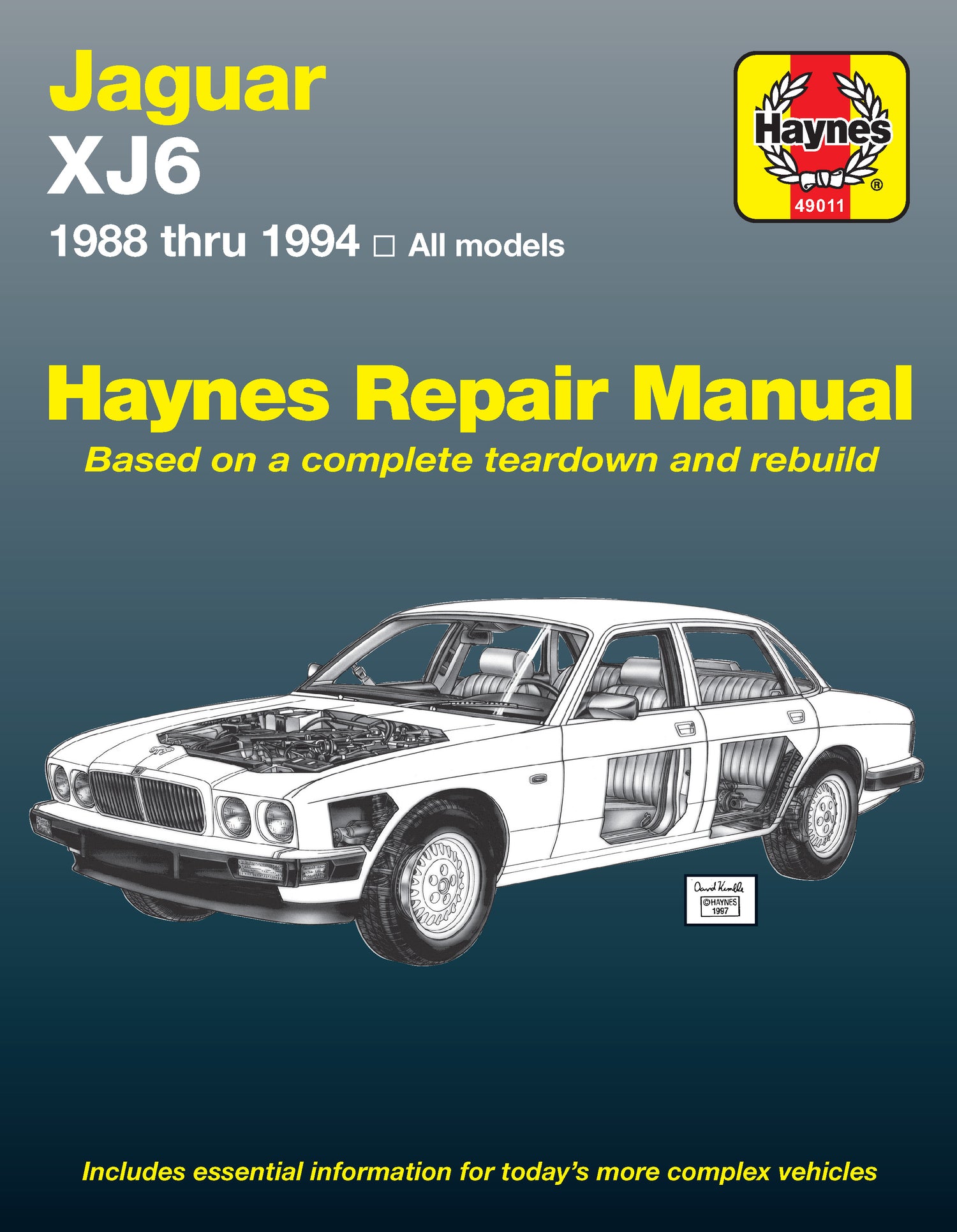 Jaguar XJ6, Vanden Plas & Sovereign (88-94) Haynes Repair Manual