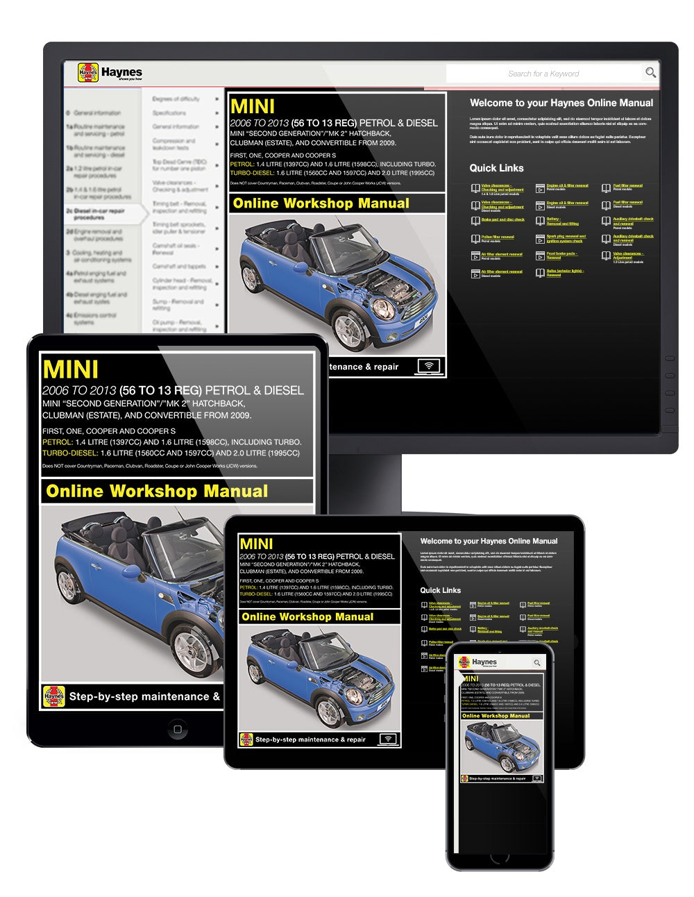 MINI Petrol & Diesel (Nov 06 - 13) Haynes Repair Manual