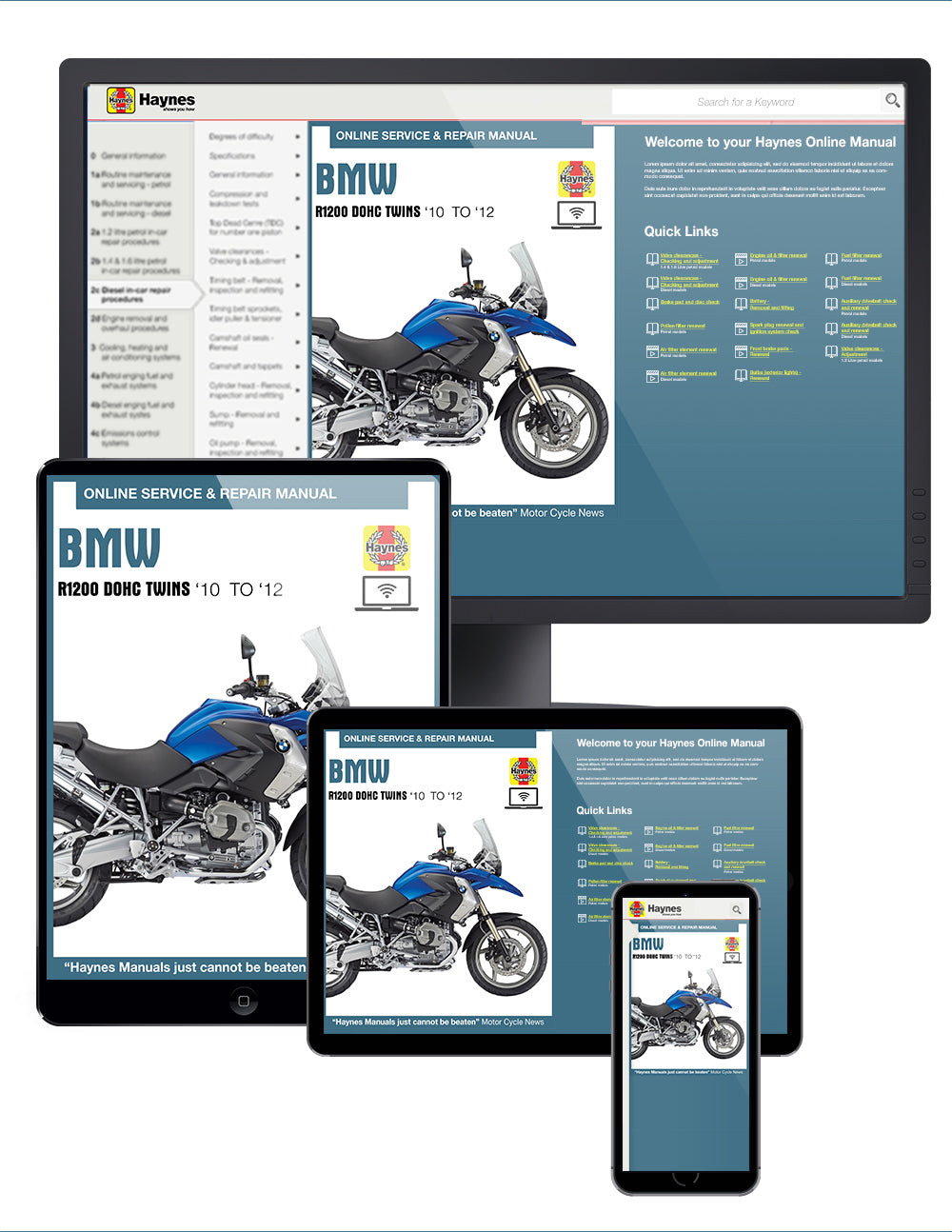 BMW R1200 dohc Twins (10-12) Haynes Repair Manual