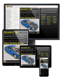 Peugeot 407 Diesel (04 - 11) Haynes Repair Manual