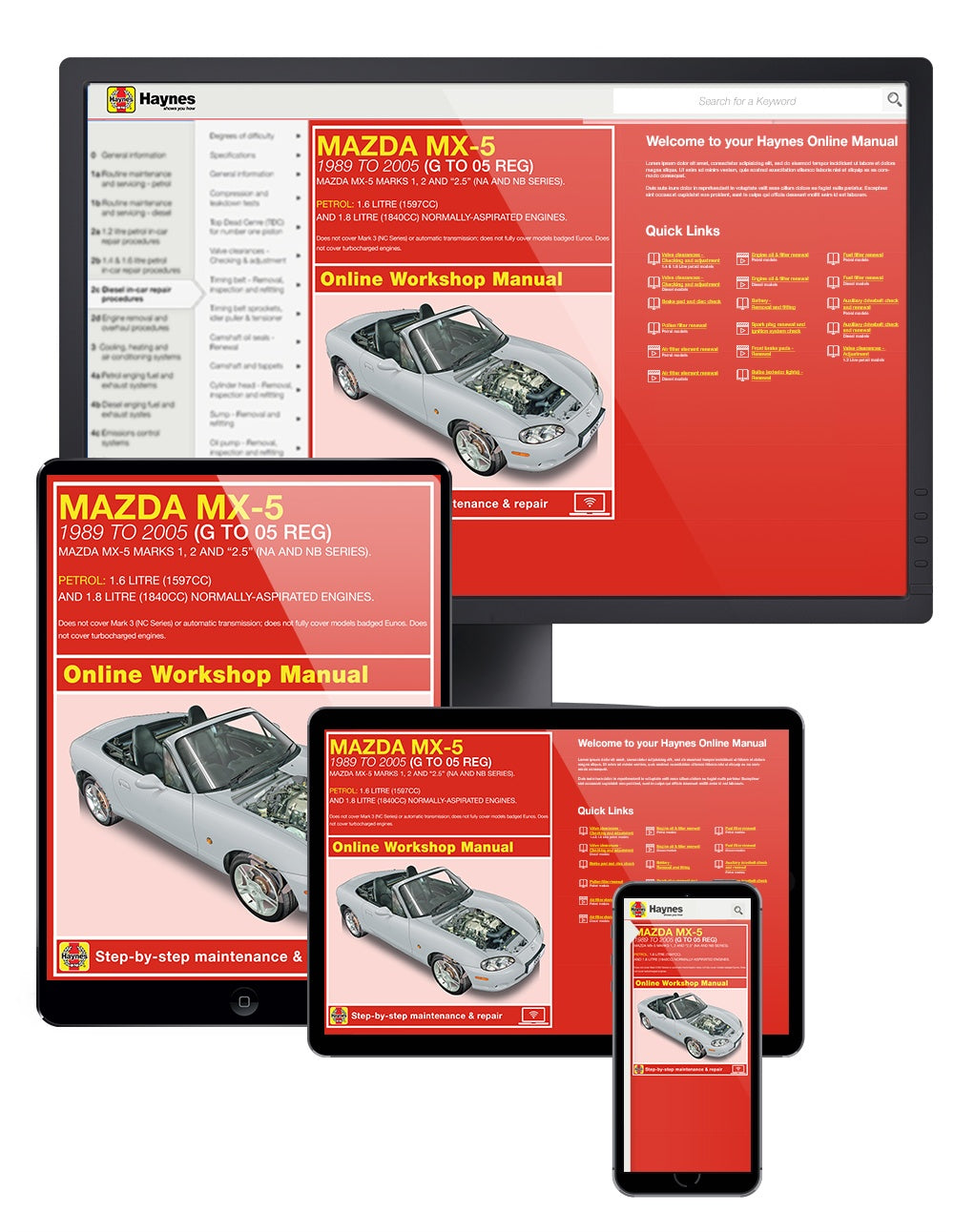 Mazda MX-5 (89 - 05) Haynes Repair Manual
