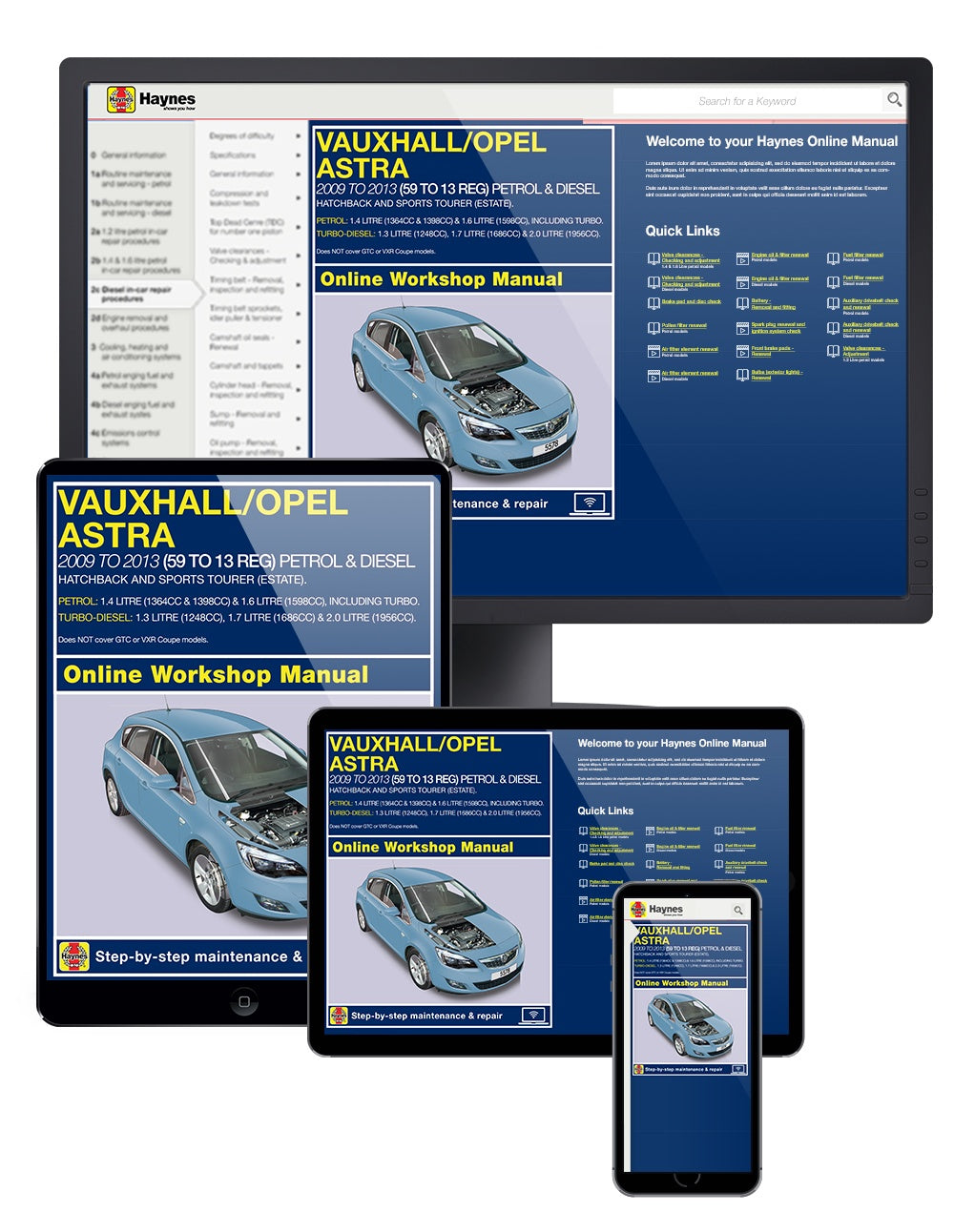 Vauxhall/Opel Astra (Dec 09 - 13) Haynes Repair Manual