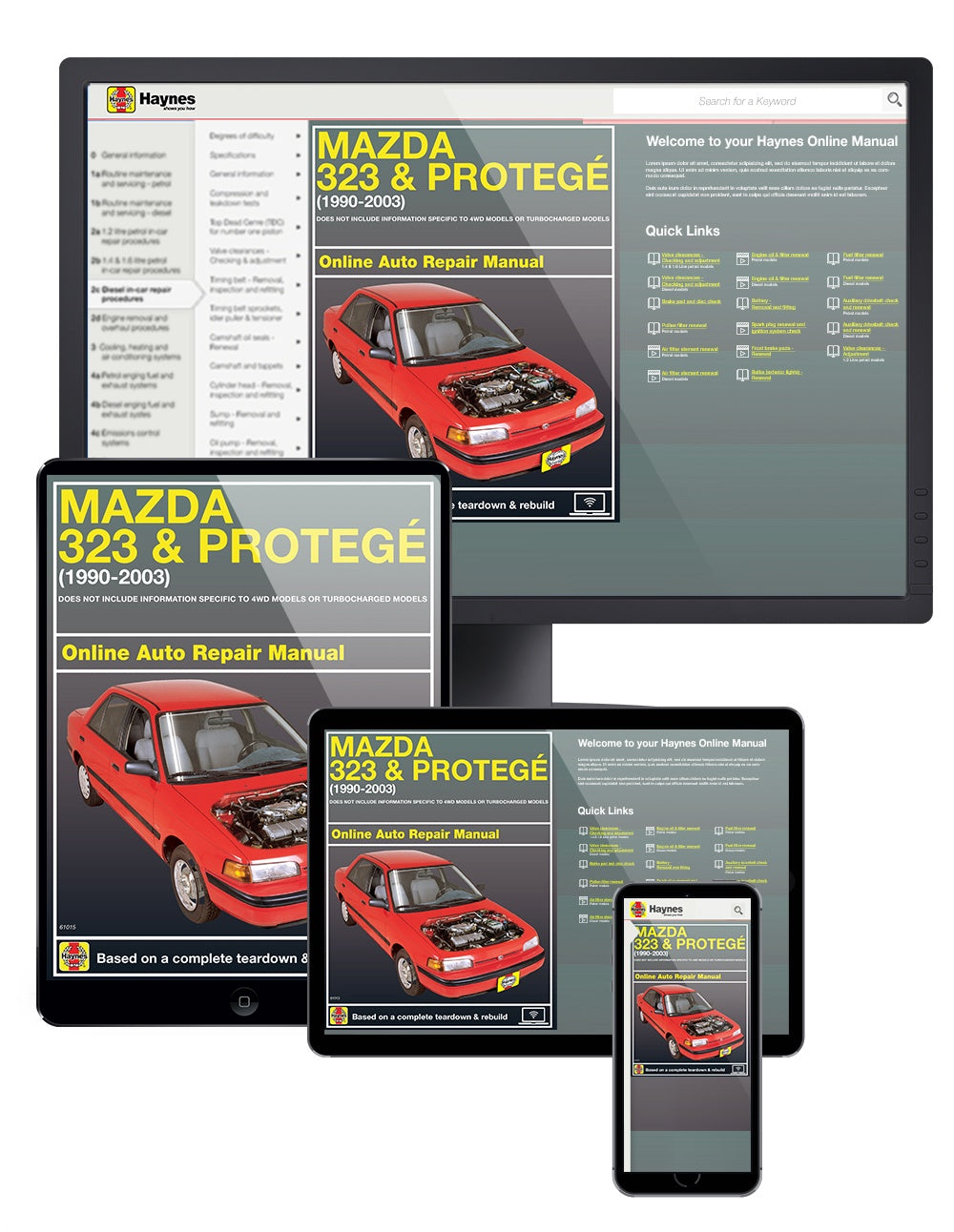 Mazda 323 & Protegé for Mazda 323 & Protegé (90-03) Haynes Repair Manual