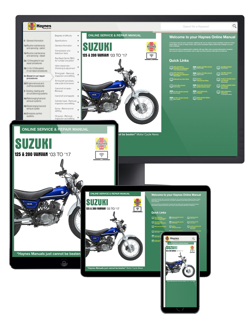 Suzuki RV125/200 VanVan (03 - 17) Haynes Repair Manual