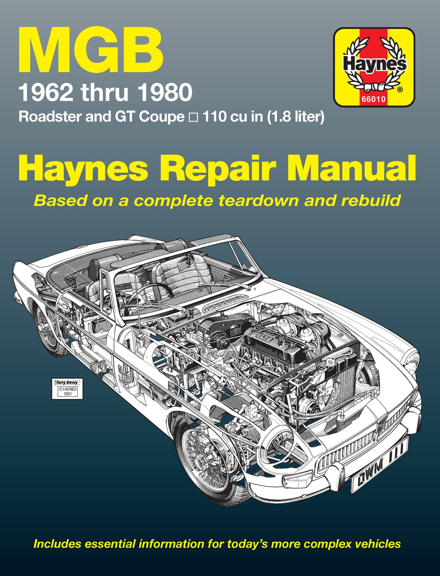 MGB (62-80) Roadster & GT Coupe Haynes Repair Manual