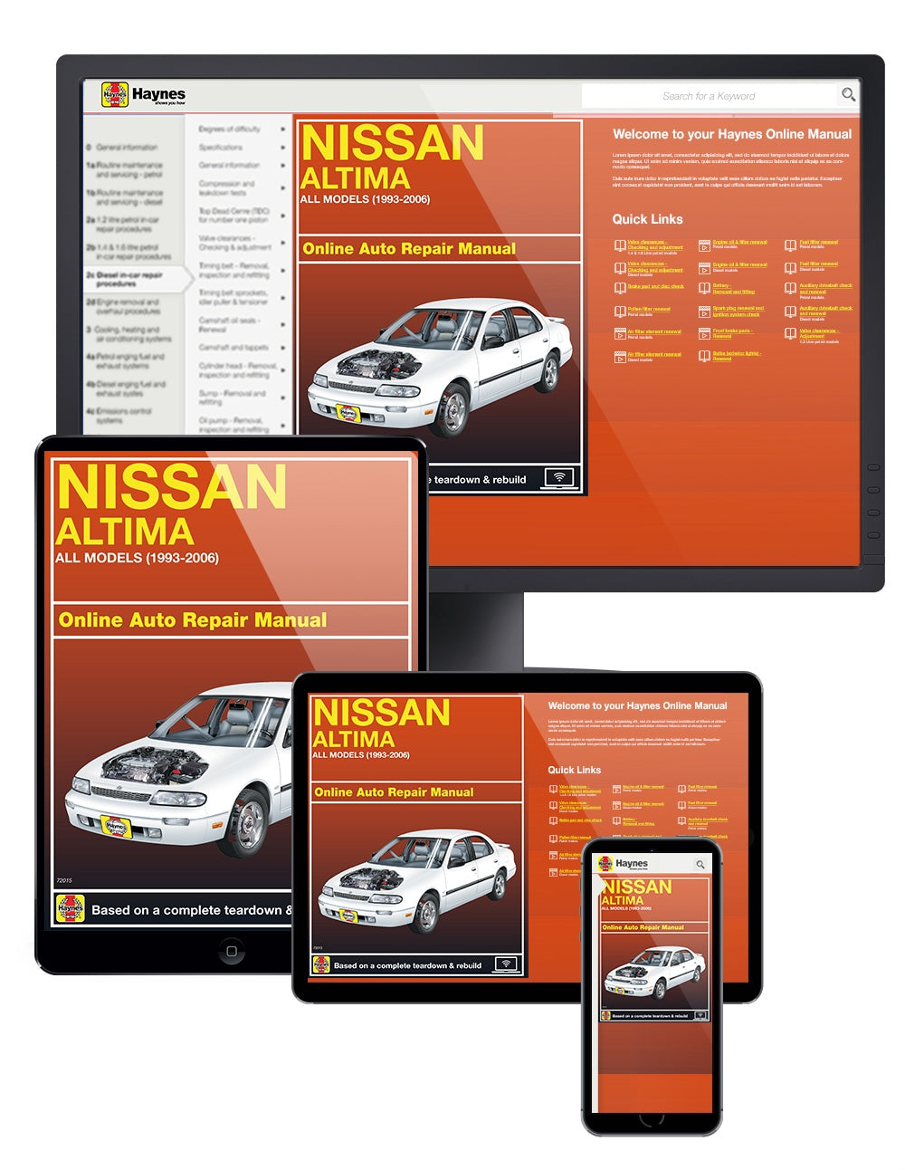 Nissan Altima (93-06) for Altima Haynes Repair Manual