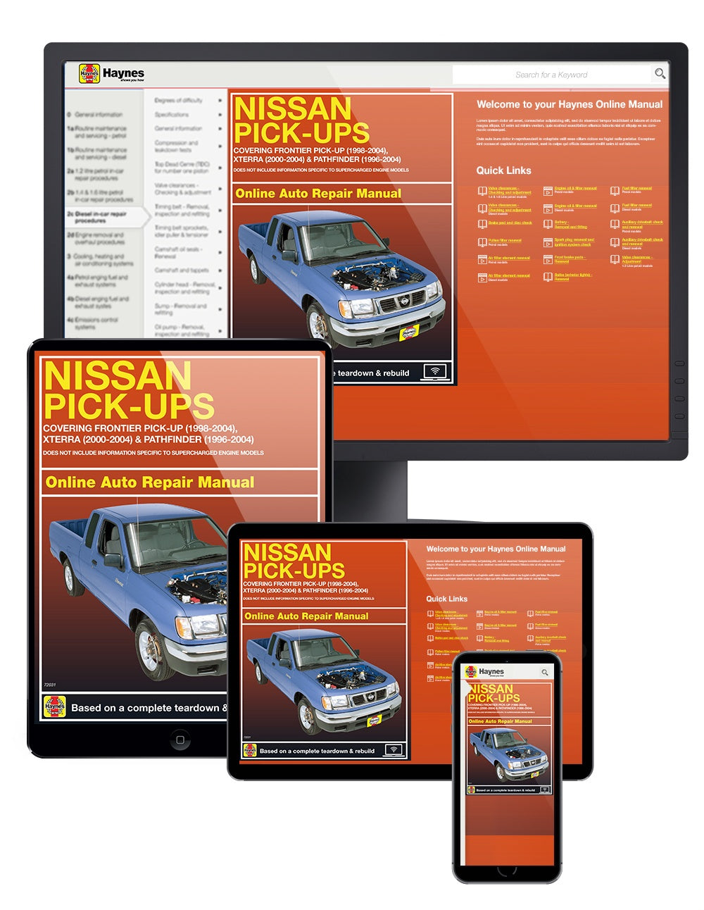 Nissan Frontier, Xterra & Pathfinder (96-04) covering Frontier Pick-up (98-04), Xterra (00-04) & Pathfinder (96-04) Haynes Repair Manual