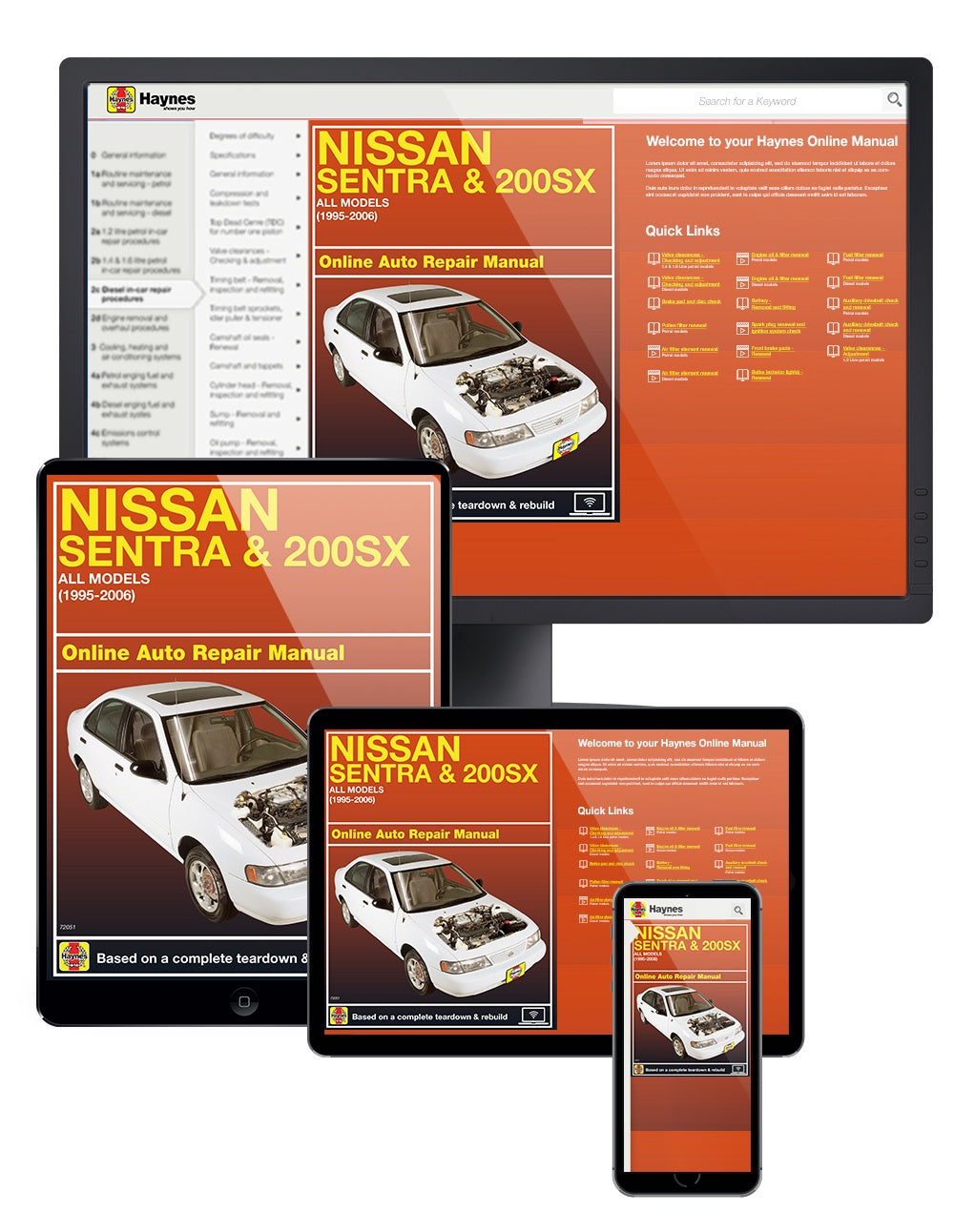 Nissan Sentra & 200SX (95-06) Haynes Repair Manual