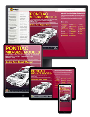 Pontiac Tempest Service & Repair Manuals