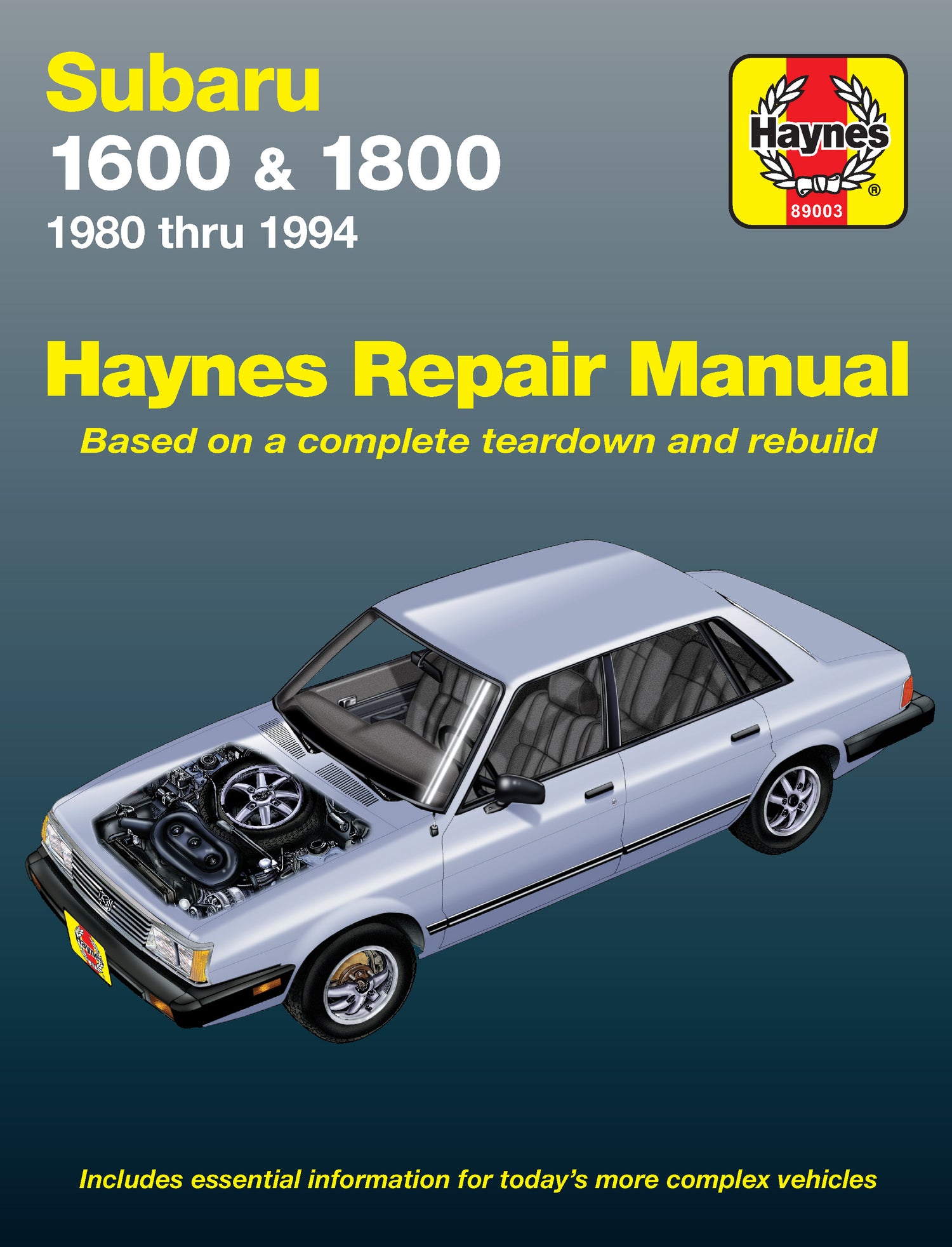 Front cover of a Haynes repair manual