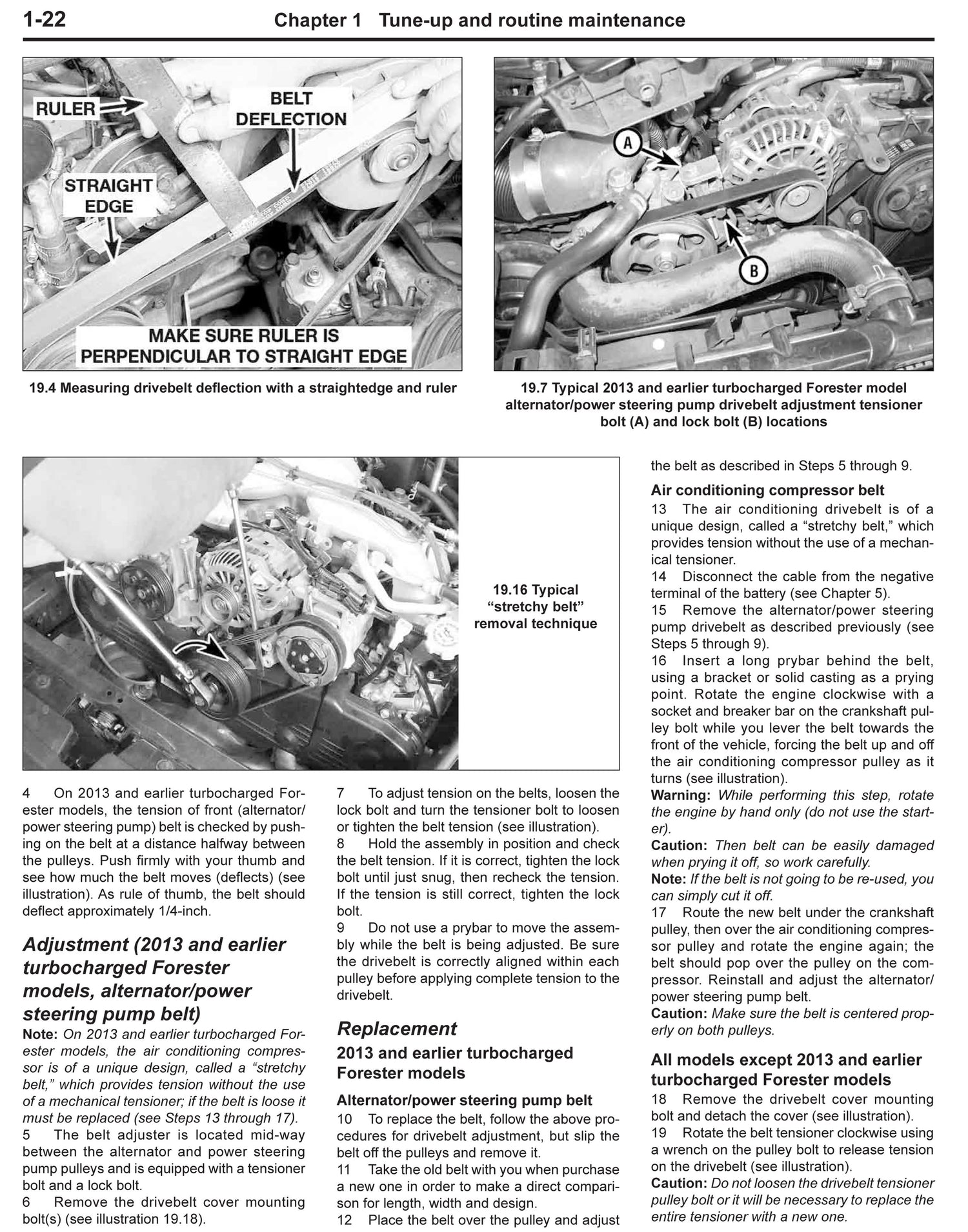 Subaru Legacy (10-16) & Forester (09-16) Haynes Repair Manual