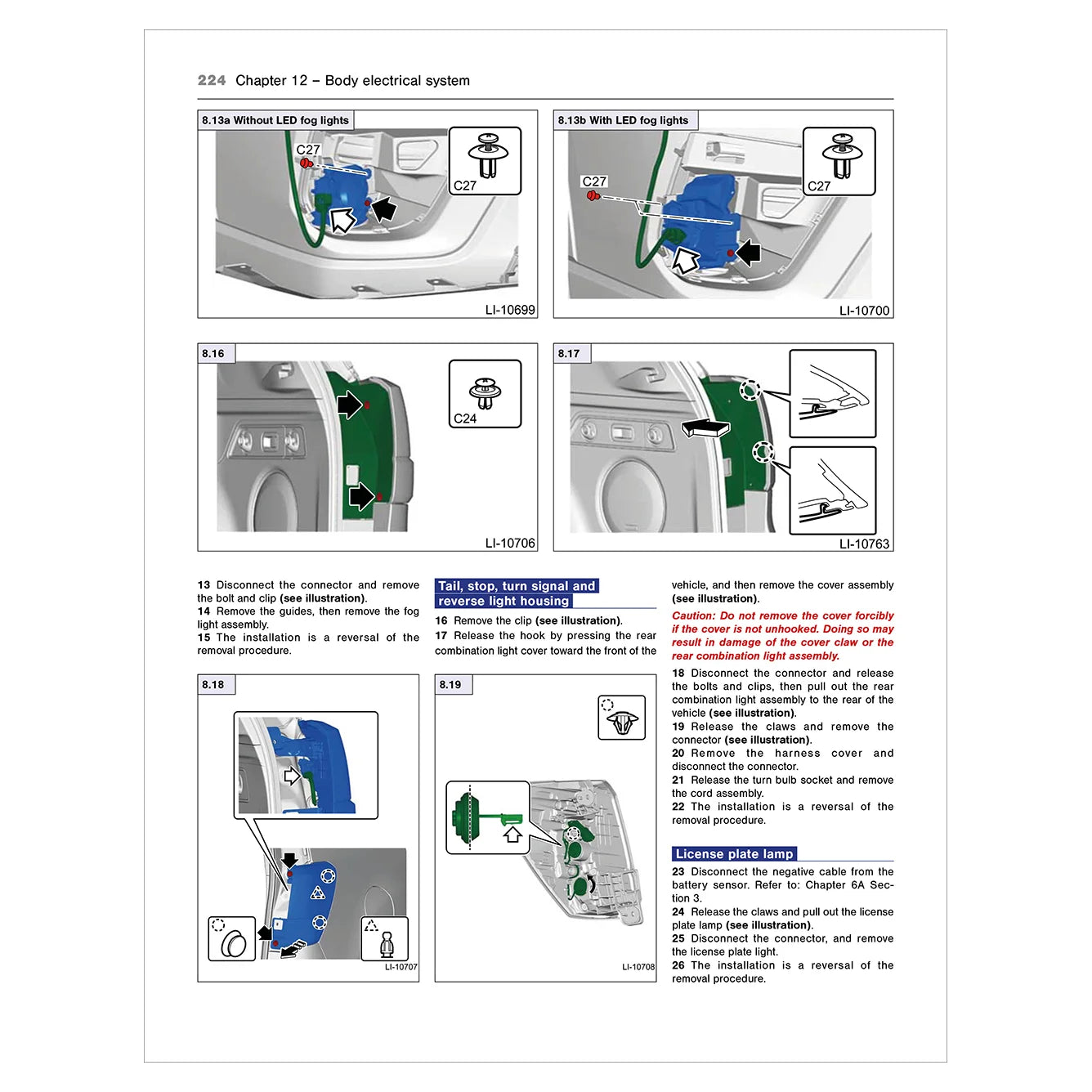 Technical diagram of a vehicle's body electrical system on a white background