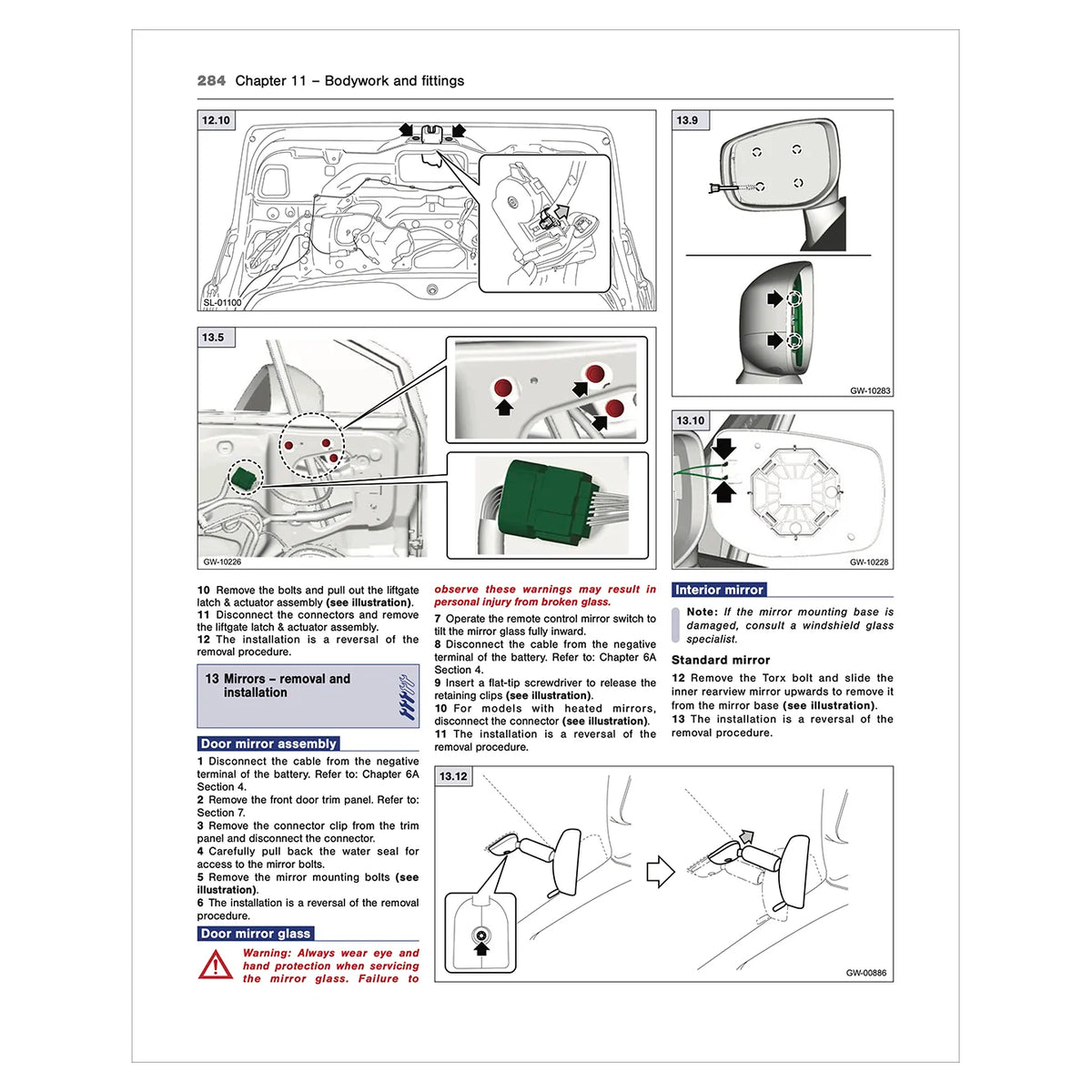Subaru Outback (2010-2014) Haynes Repair Manual