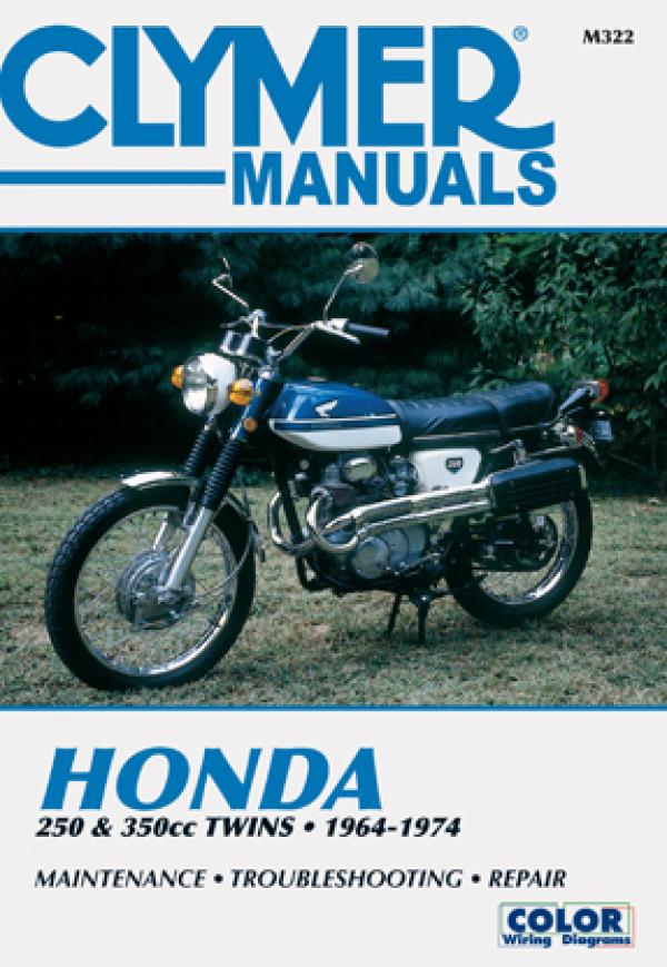 Honda 250 & 350 CC Twins Motorcycle (1964-1974) Service Repair Manual