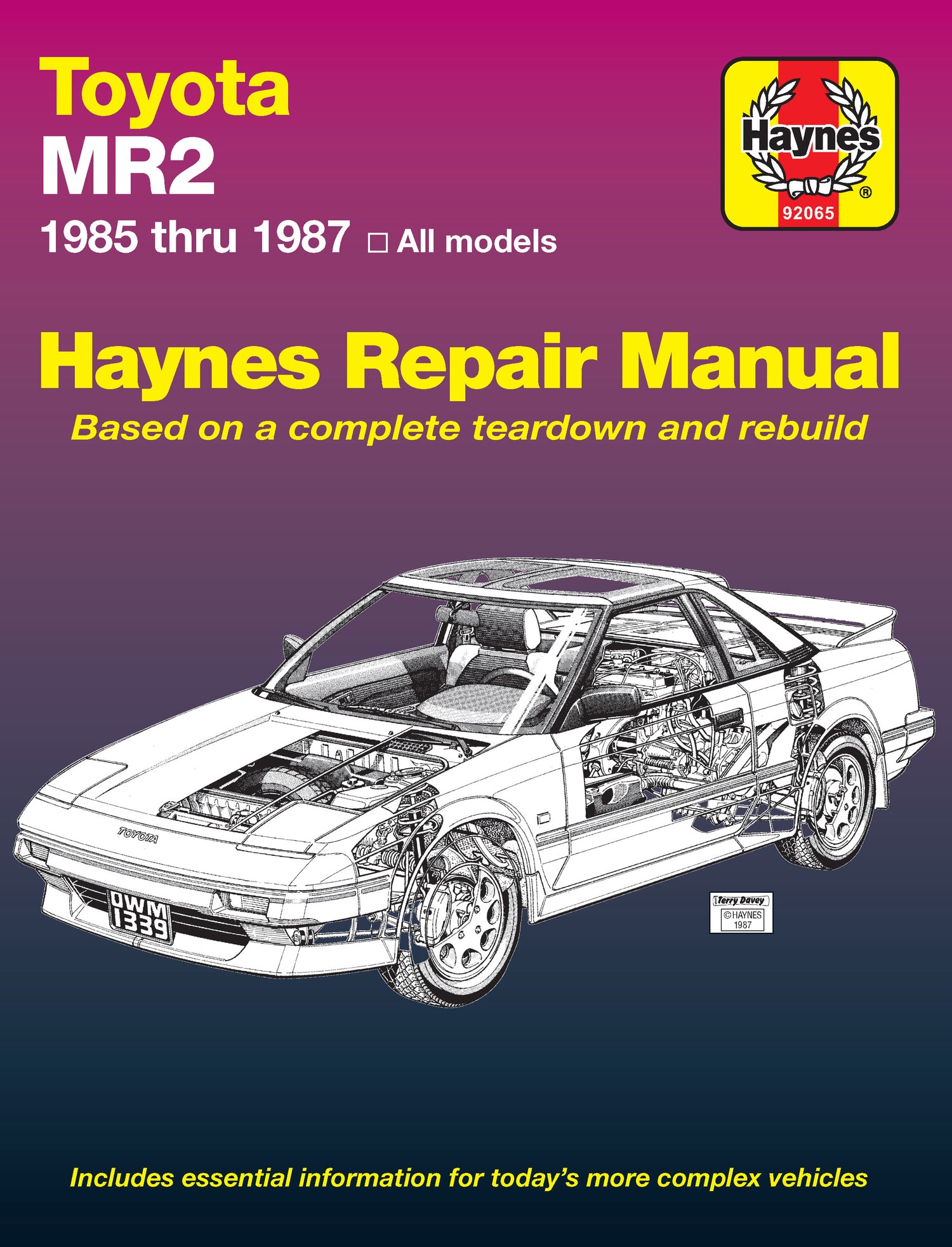 Front cover of a Haynes repair manual