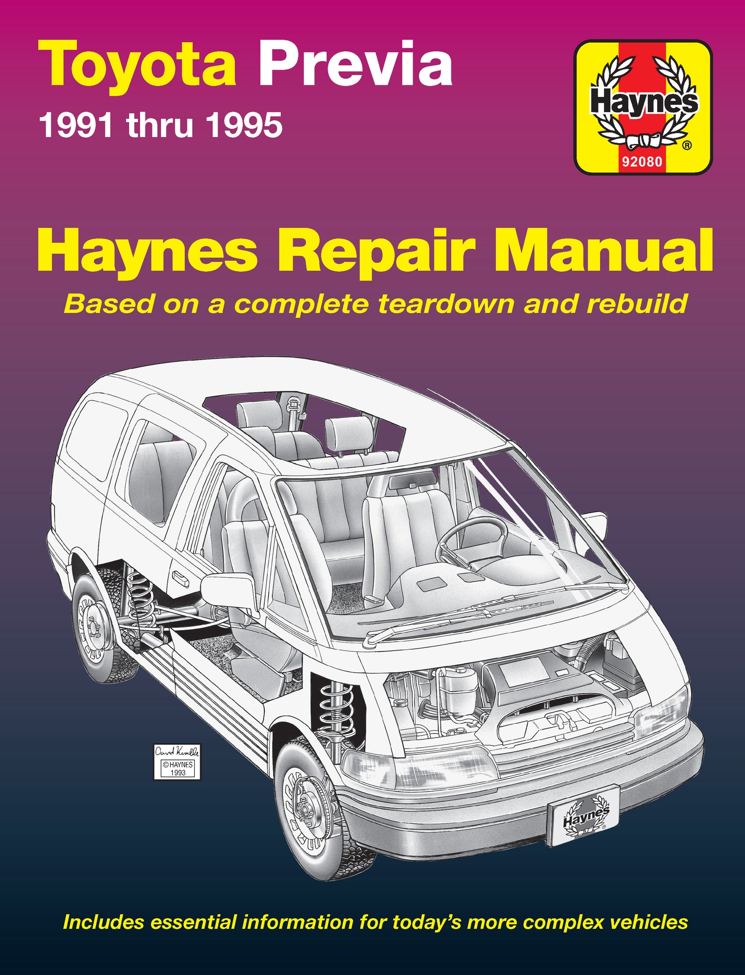 Front cover of a Haynes repair manual