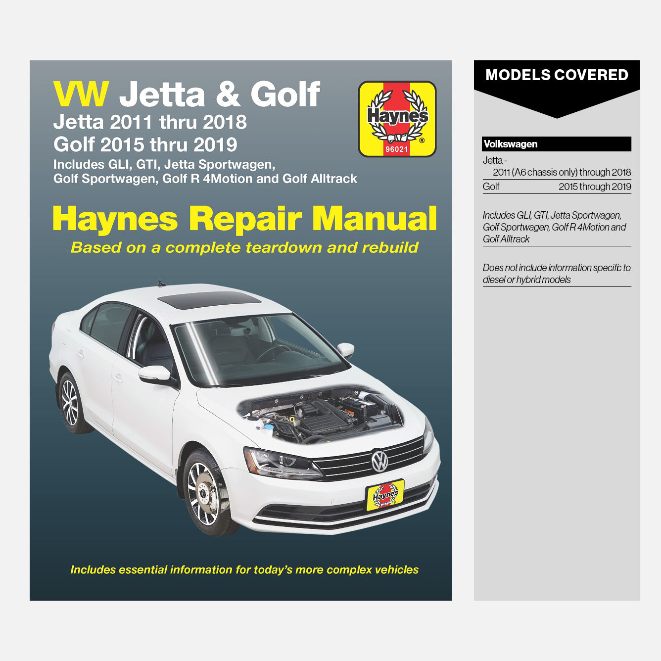 Sample page from inside a Haynes manual