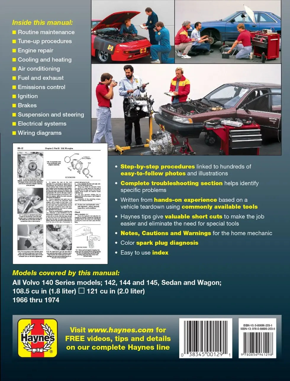 Volvo 140 Series (1966-1974) Haynes Repair Manual