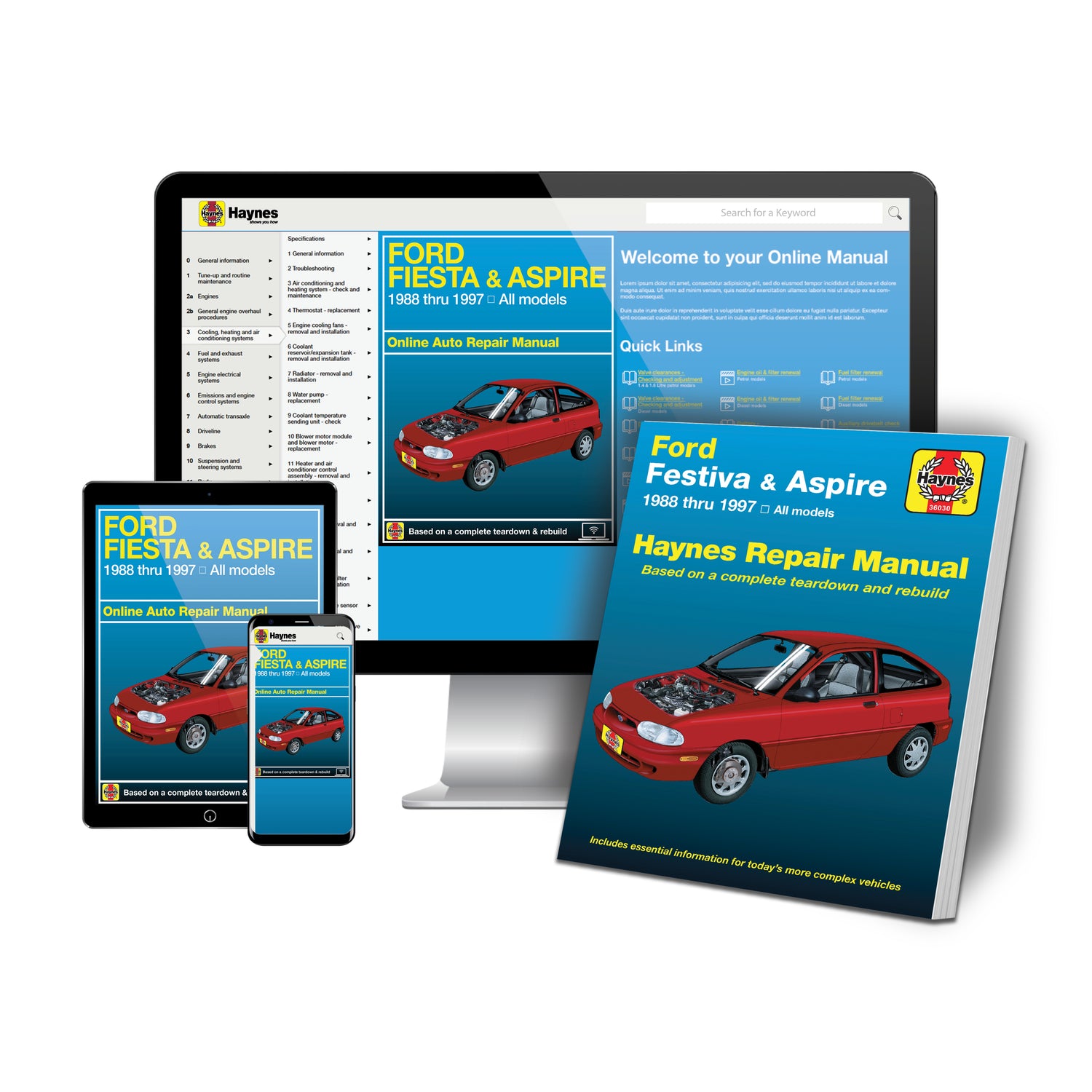 Ford Festiva (88-93) & Ford Aspire (94-97) Haynes Repair Manual