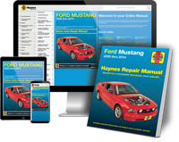 Ford Mustang 2005 thru 2014 Haynes Repair Manual Book and Online Bundle