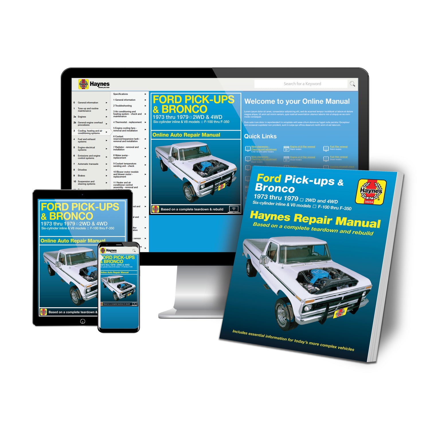 Ford Pick-Ups F-100-F-350 & Bronco (73-79) Haynes Repair Manual