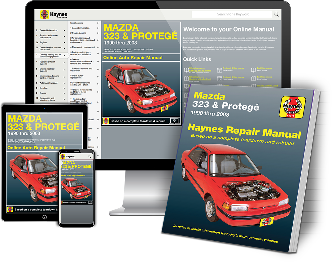Mazda 323 & Protegé for Mazda 323 & Protegé (90-03) Haynes Repair Mazda 323 & Protegé for Mazda 323 & Protegé (90-03) Haynes Repair