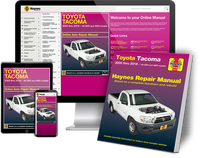 Toyota Tacoma 2005 thru 2018 Book and Online Manual Bundle