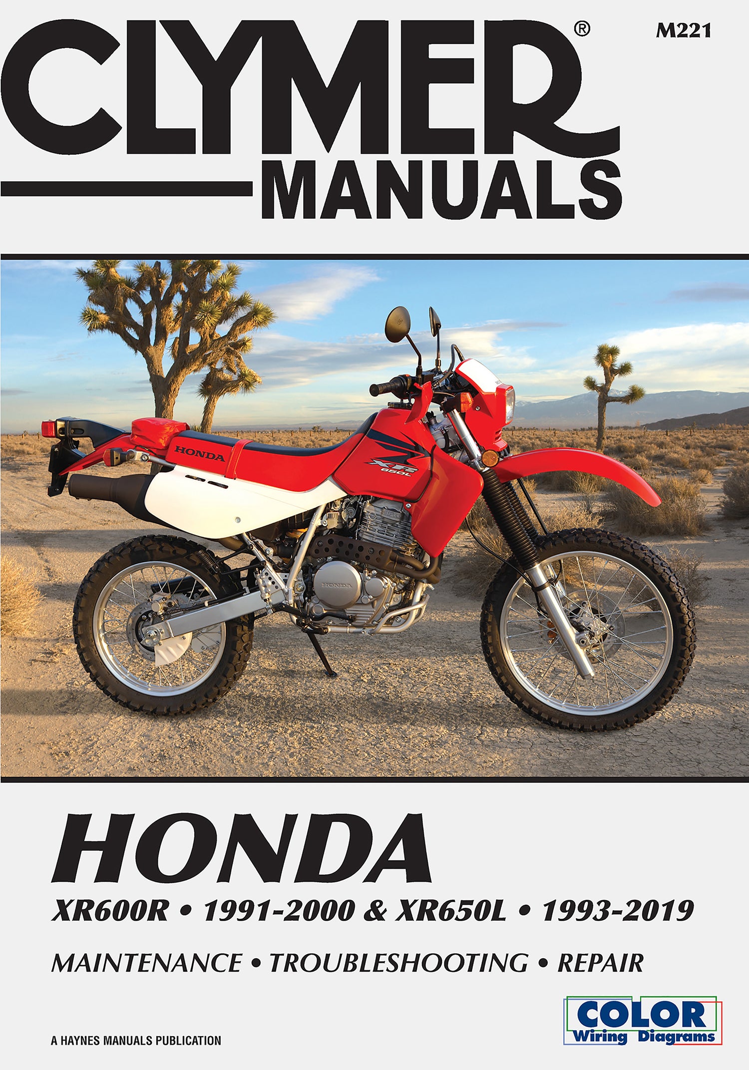 Honda XR600R (1991-2000) XR650L (1993-2019) Service and Repair Manual