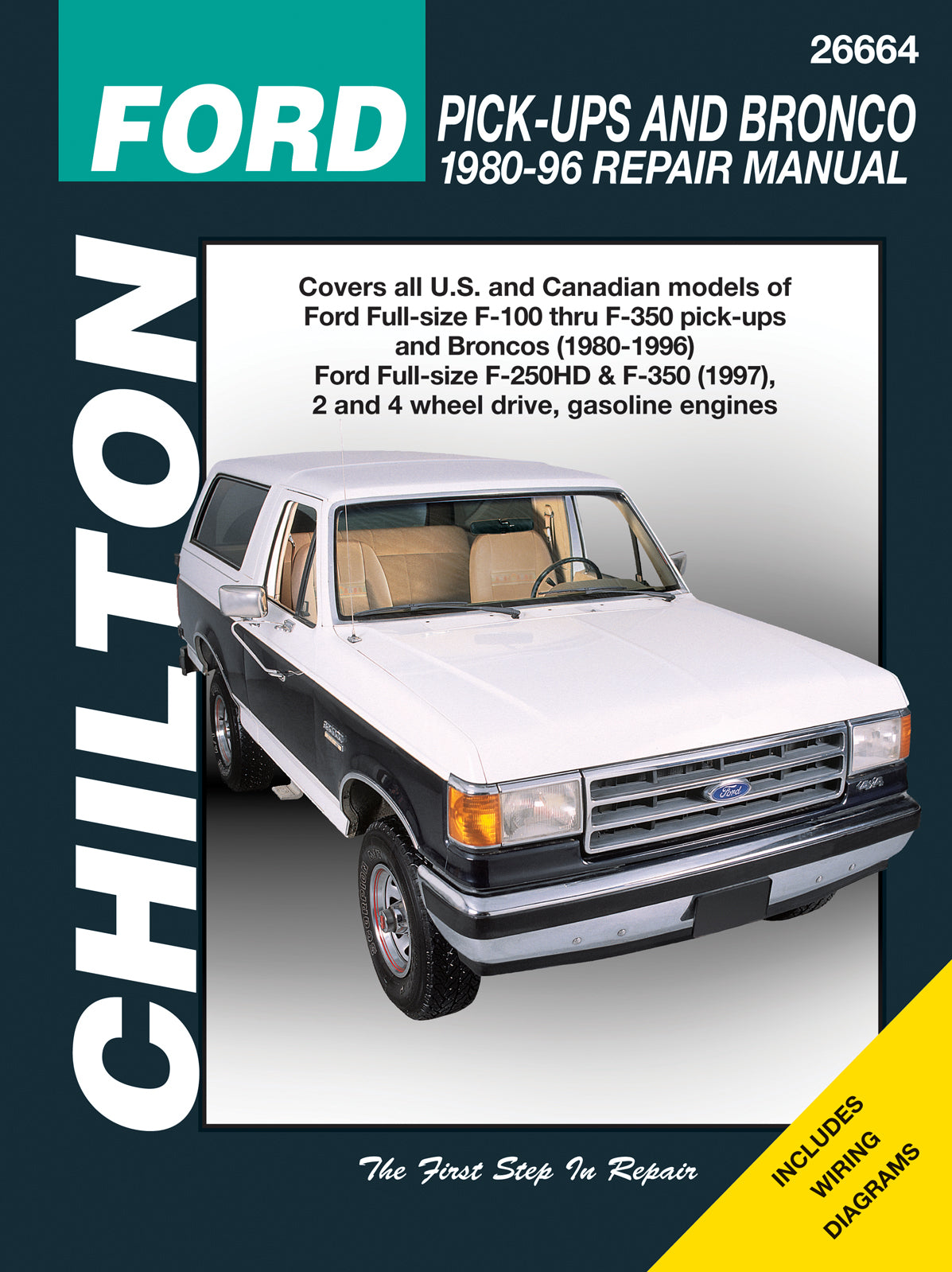 Front cover of a Chilton repair manual