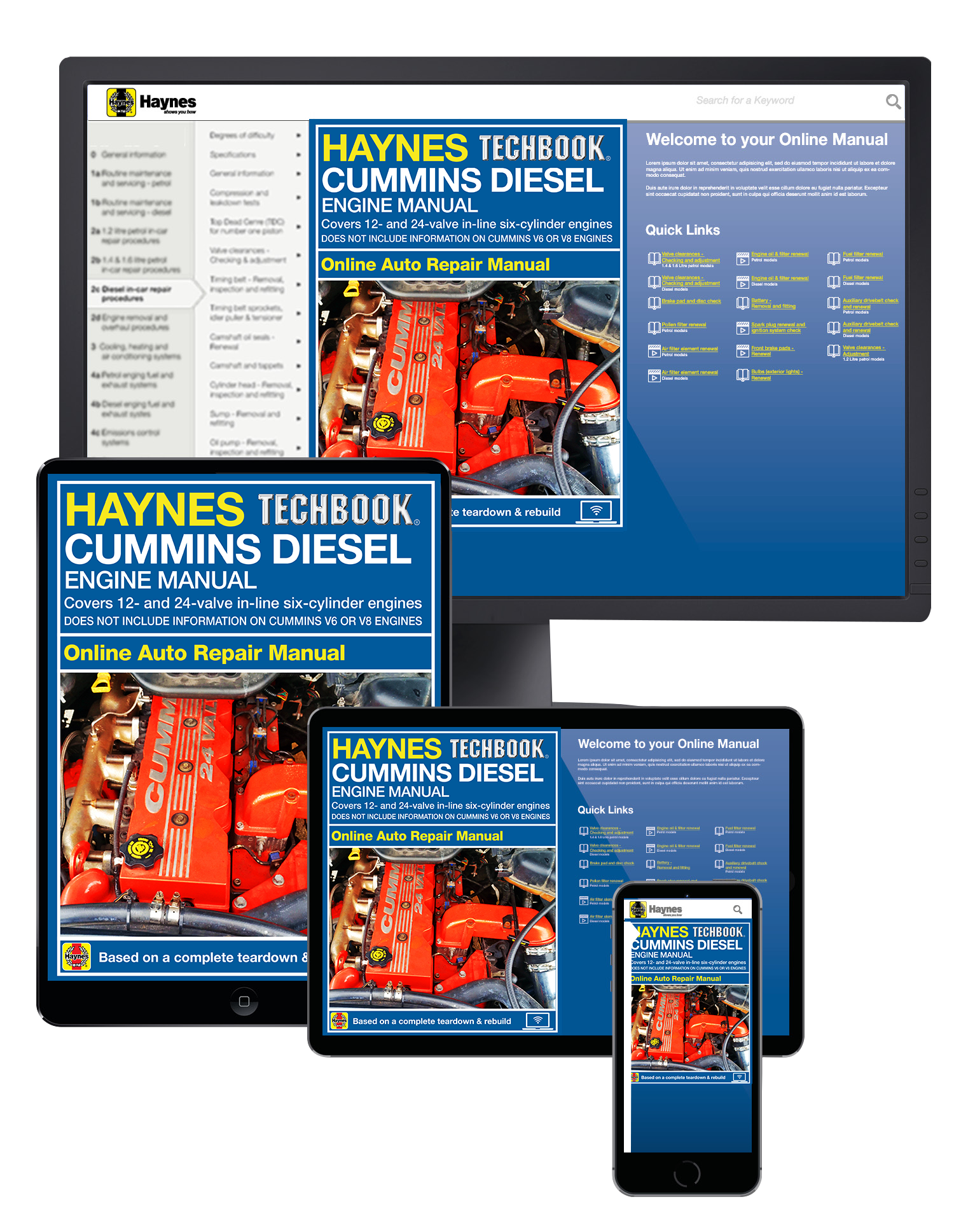Cummins Diesel Engine Performance Haynes Online Techbook