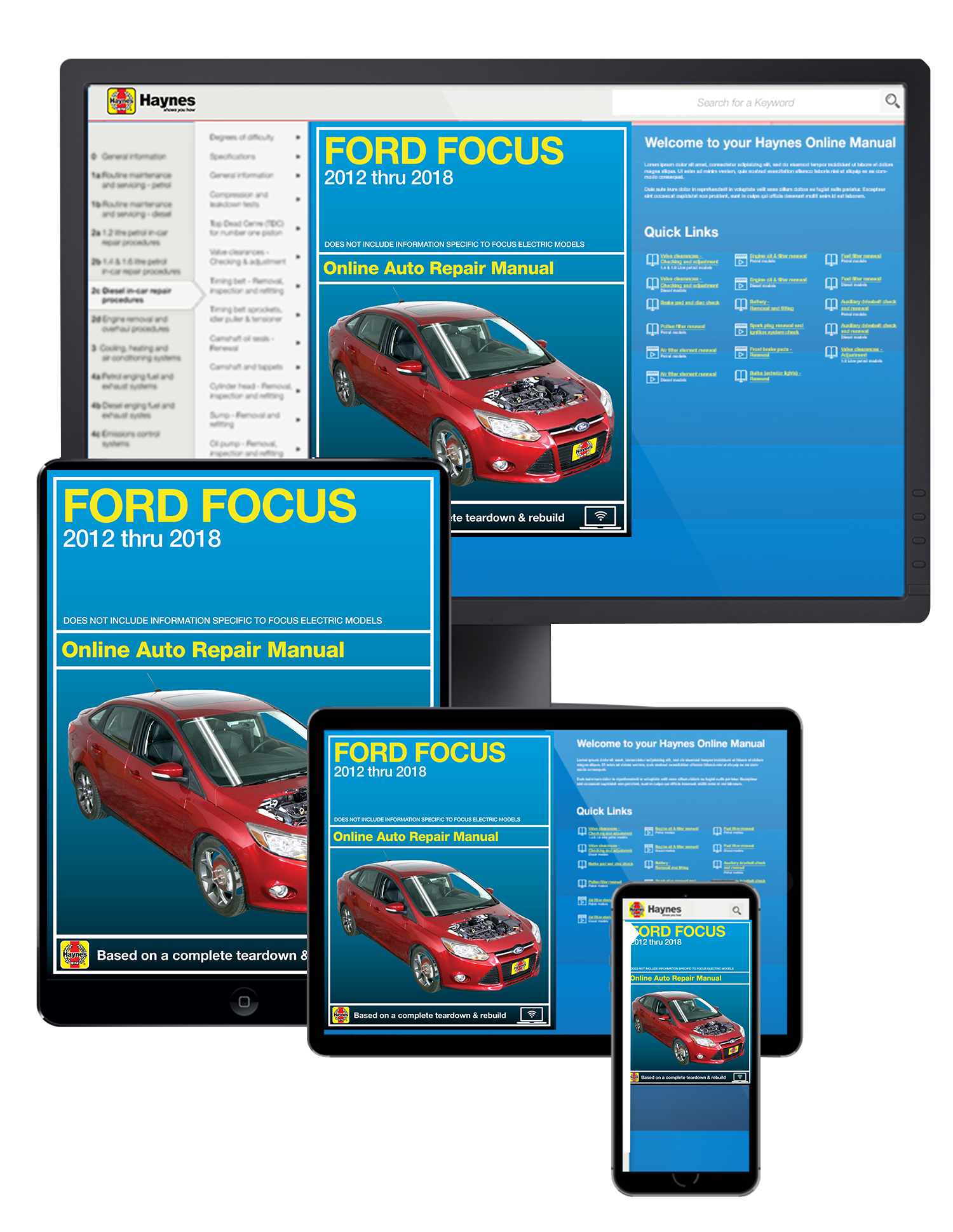 Ford Focus (12-18) Haynes Repair Manual