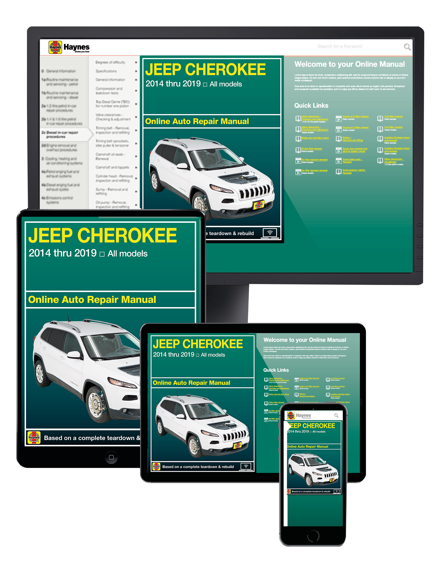 Jeep Cherokee (14-19) Haynes Repair Manual