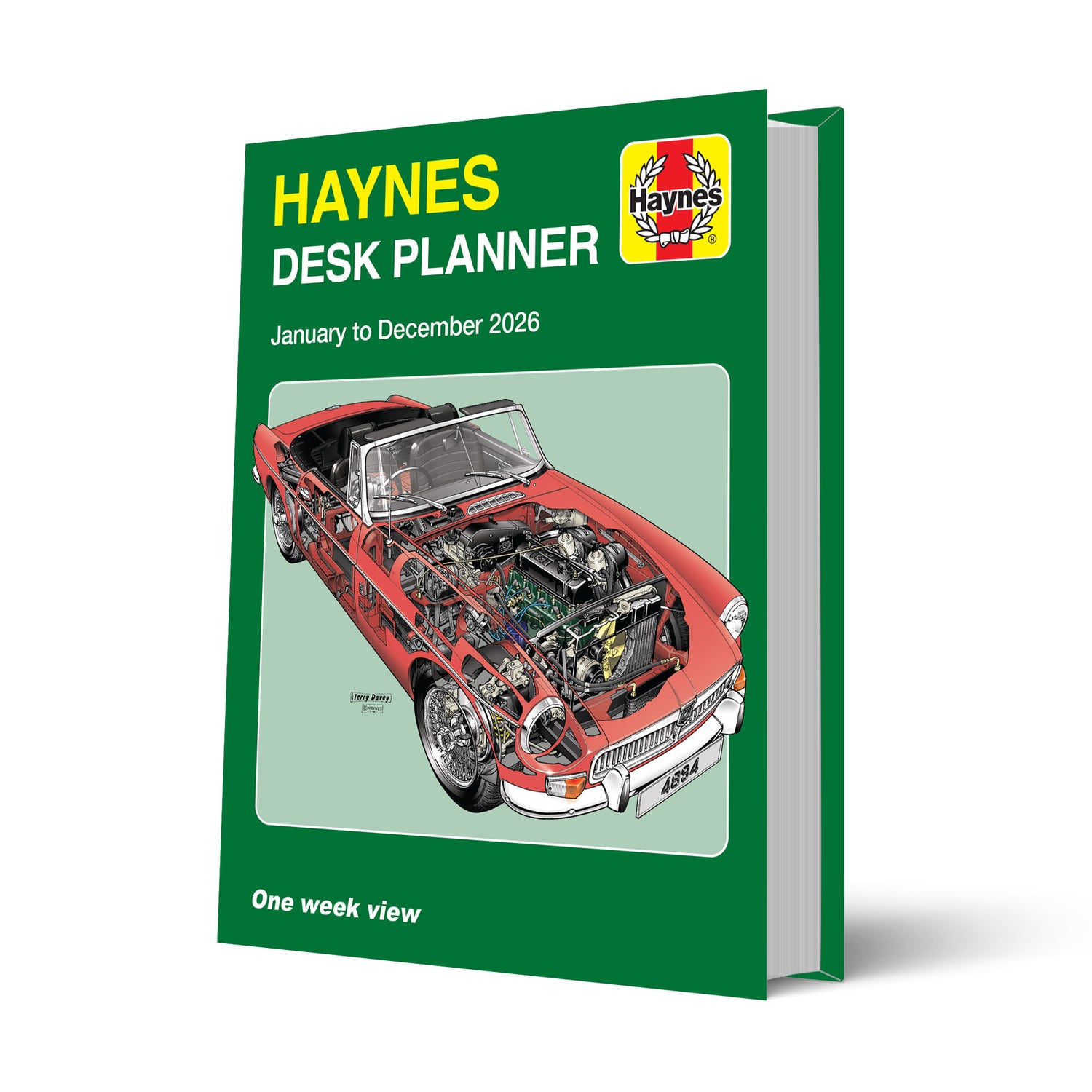 Haynes Classic Car Desk Planner 2026 - Hardcover